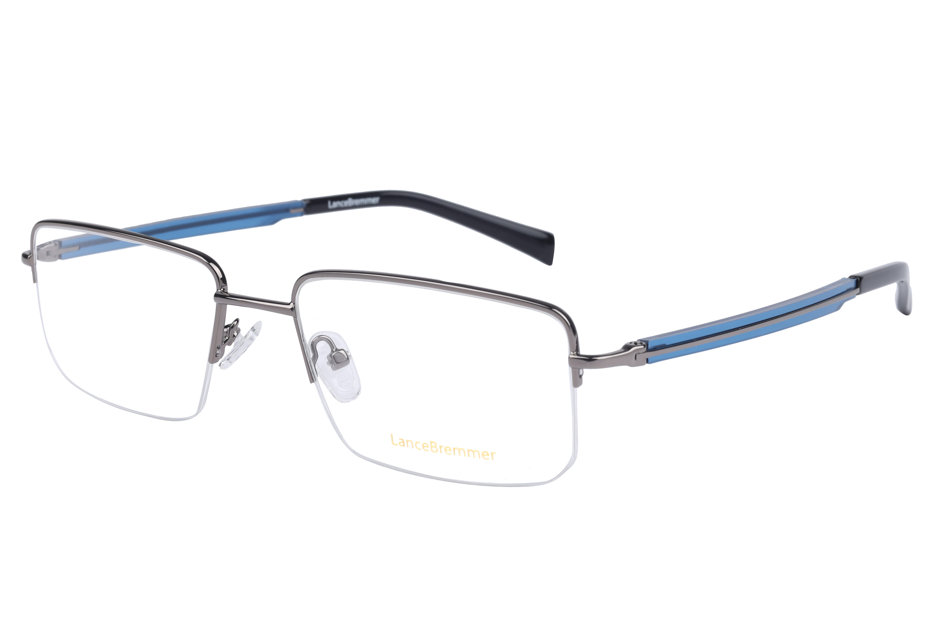 Lancebremmer 90167 Frame Gun Metal Male Supra Shell with Met Frame — Gun Metal frame — view 1