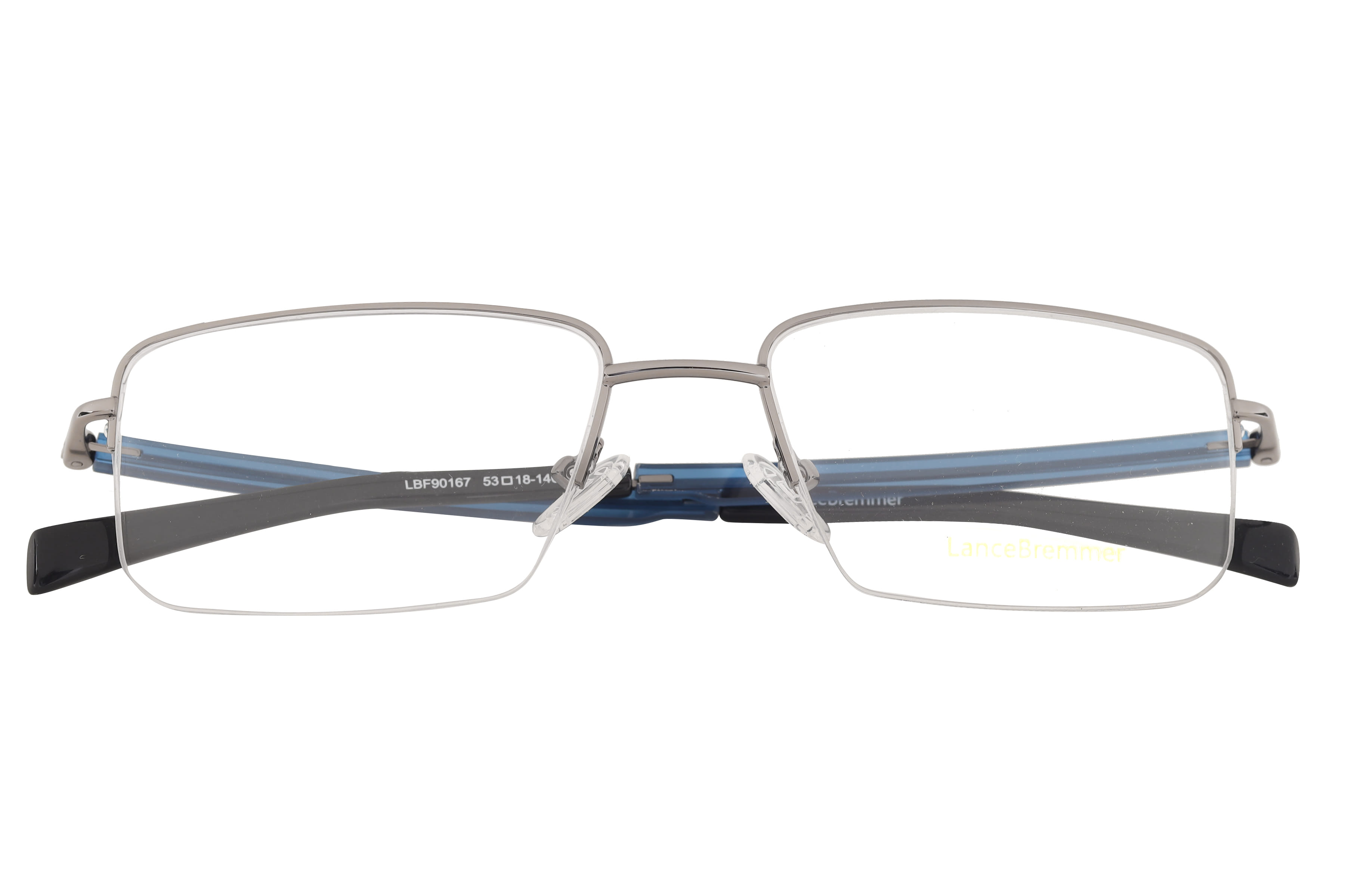 Lancebremmer 90167 Frame Gun Metal Male Supra Shell with Met Frame — Gun Metal frame — view 4