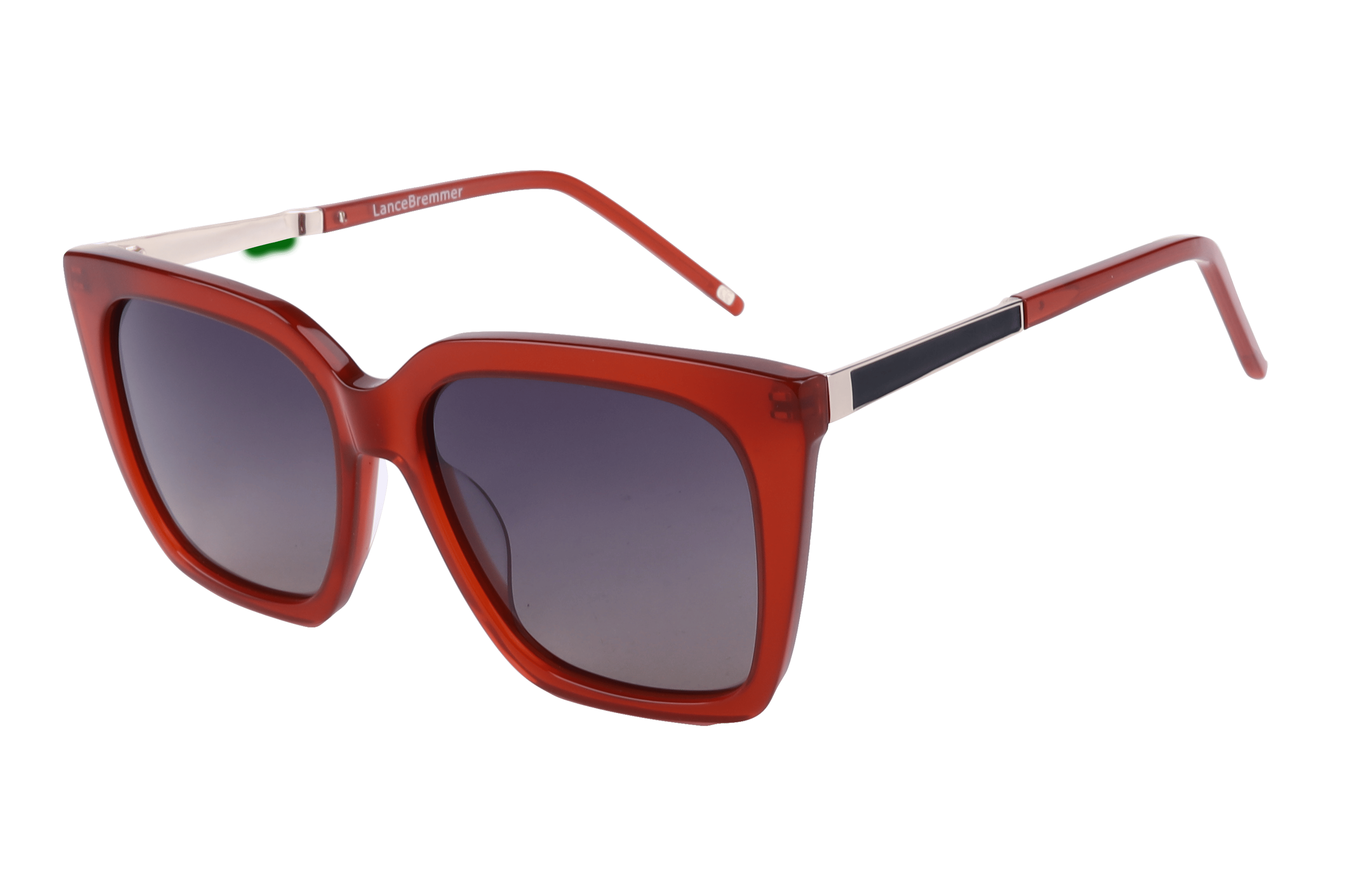 Lancebremmer AT8450 Sunglass Brown Female Full Metal — Brown frame
