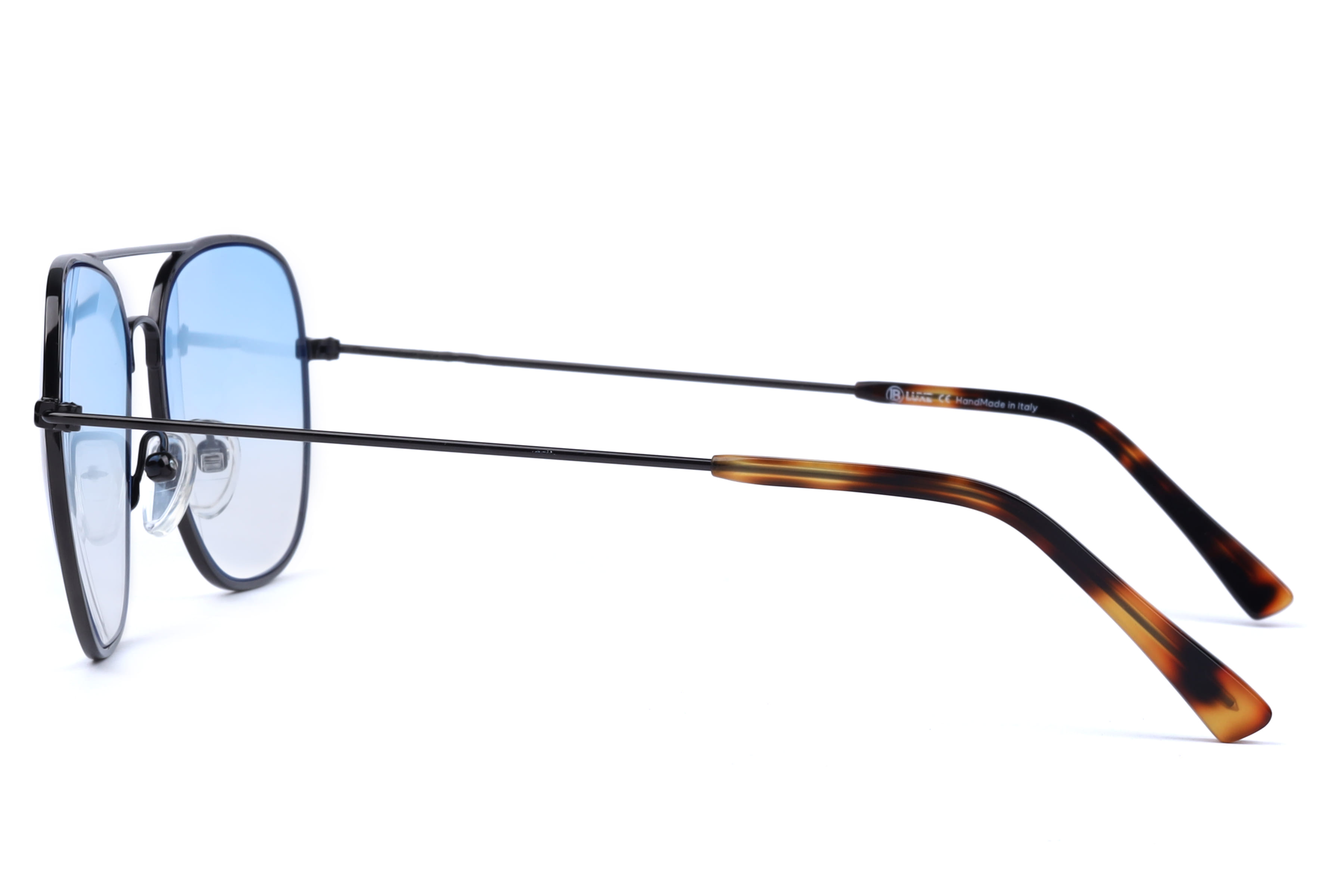 Lb Luxe WV098 Sunglass Gun Metal Male Full Metal Sunglass — Gun Metal frame — view 3