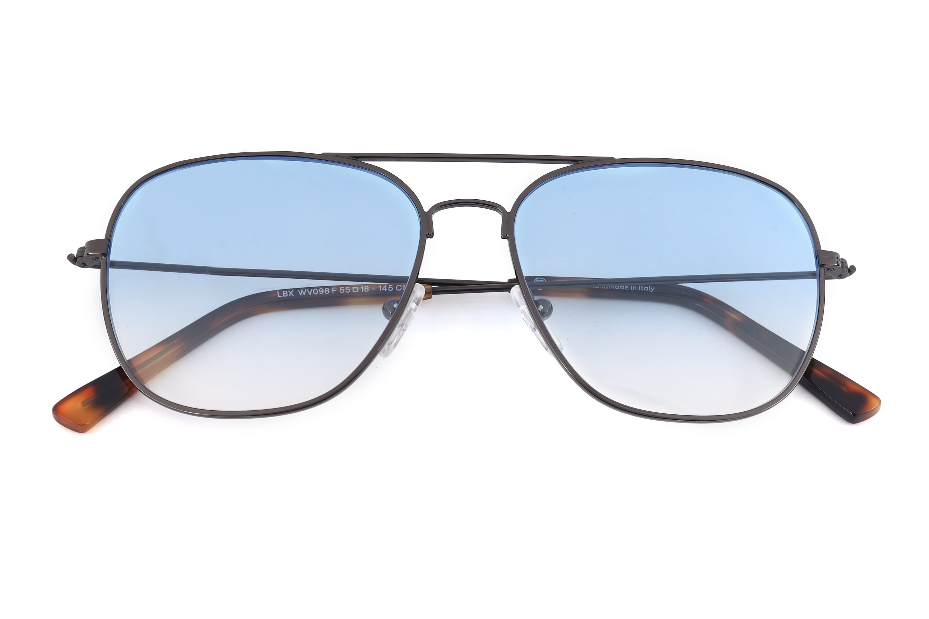 Lb Luxe WV098 Sunglass Gun Metal Male Full Metal Sunglass — Gun Metal frame — view 4