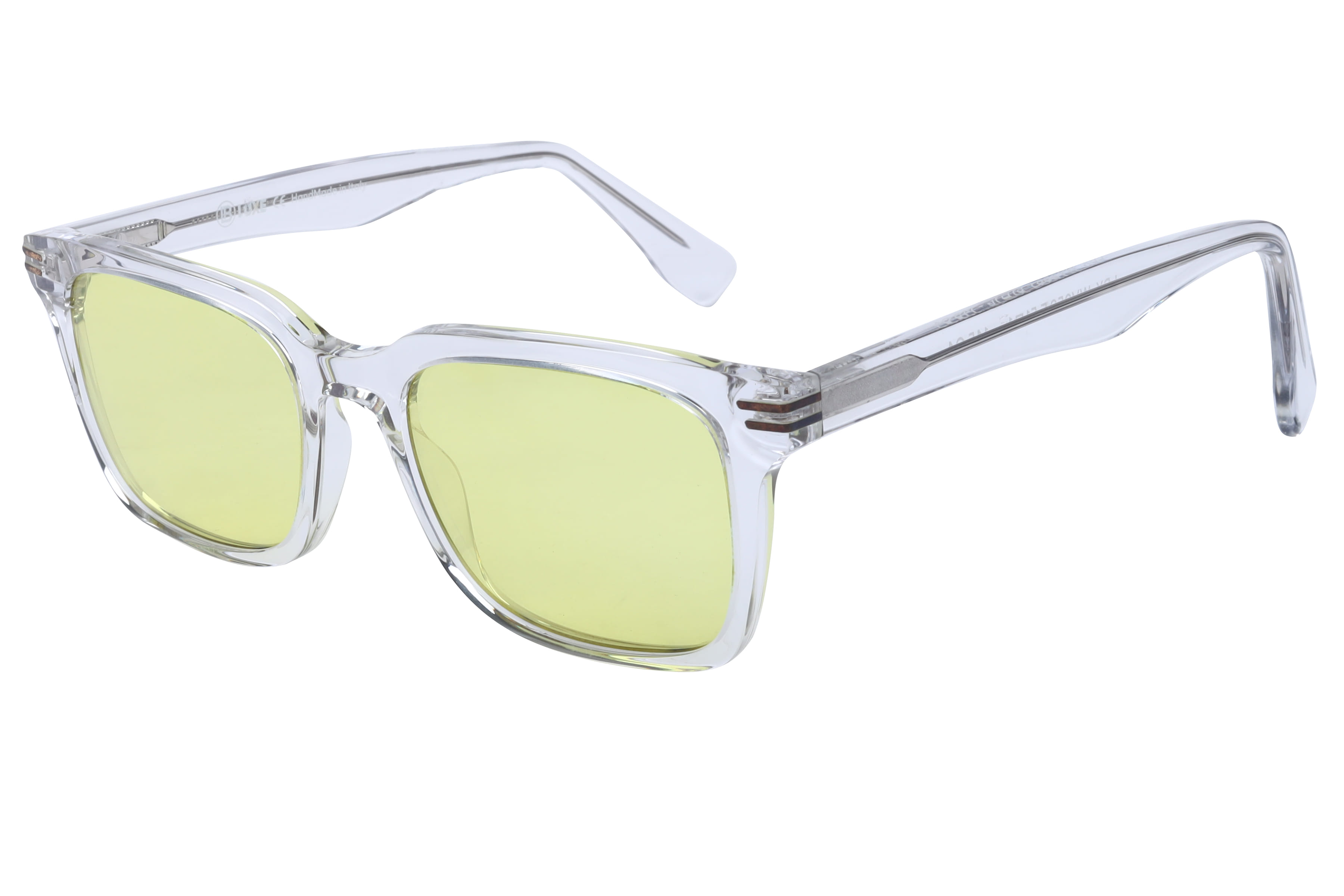 Lb Luxe WV258 Sunglass Transparent Male Full Shell Sunglass — Transparent frame — view 2