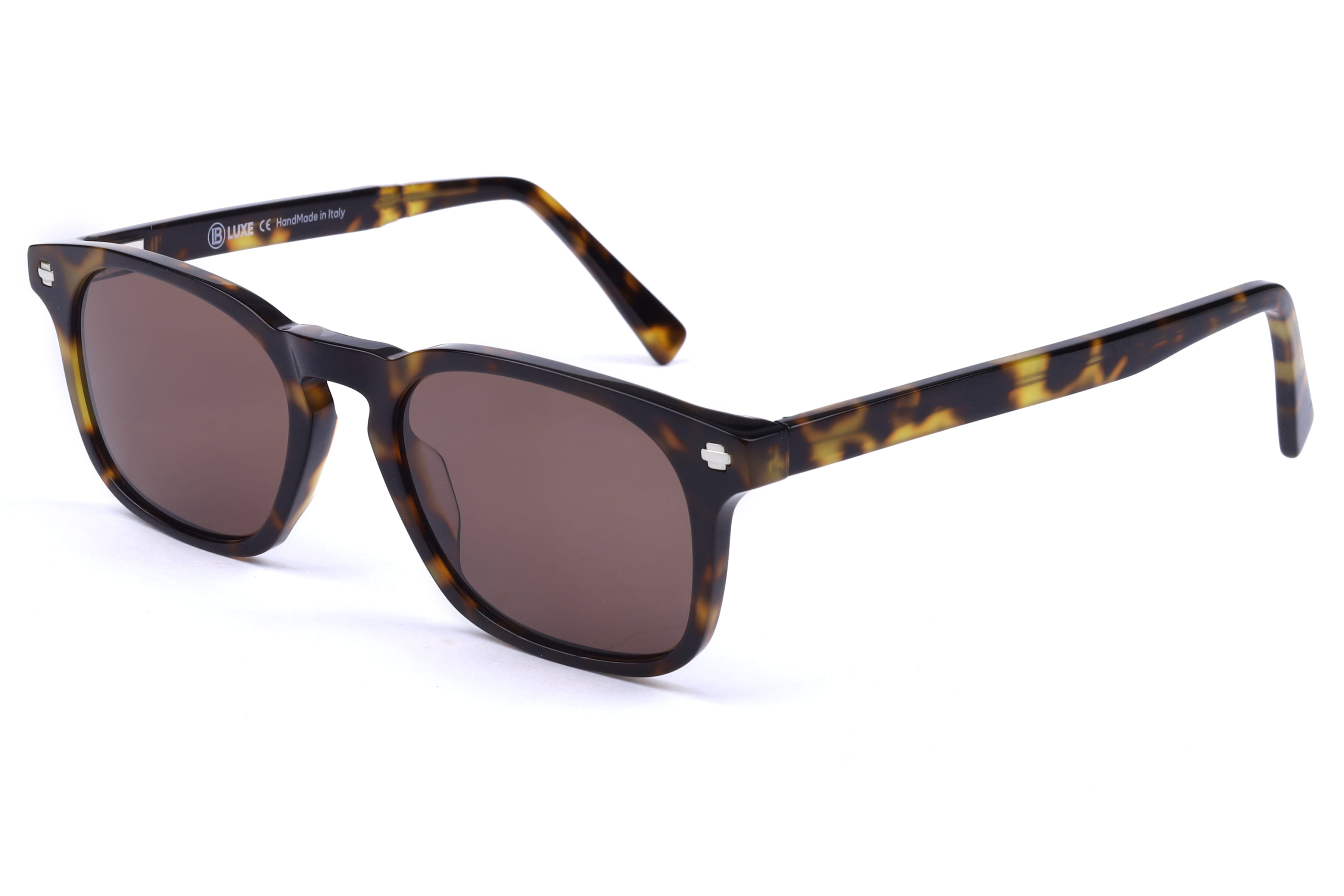 Lb Luxe WV141 Sunglass Havana Unisex Full Shell Sunglass — Havana frame — view 1