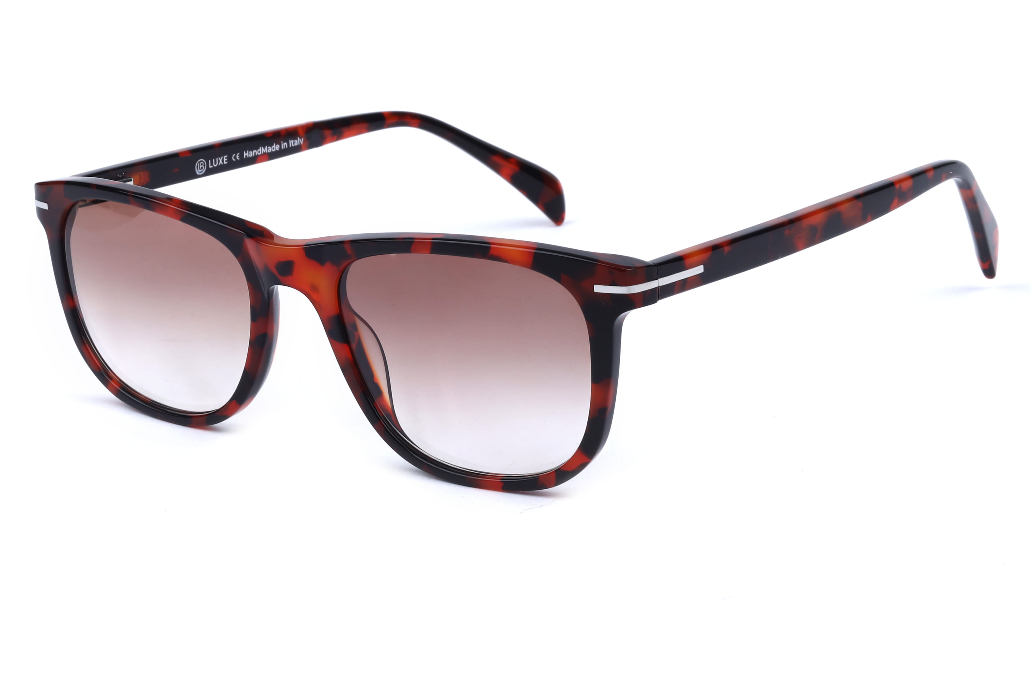 Lb Luxe WV217 Sunglass Havana Male Full Shell Sunglass — Havana frame — view 2
