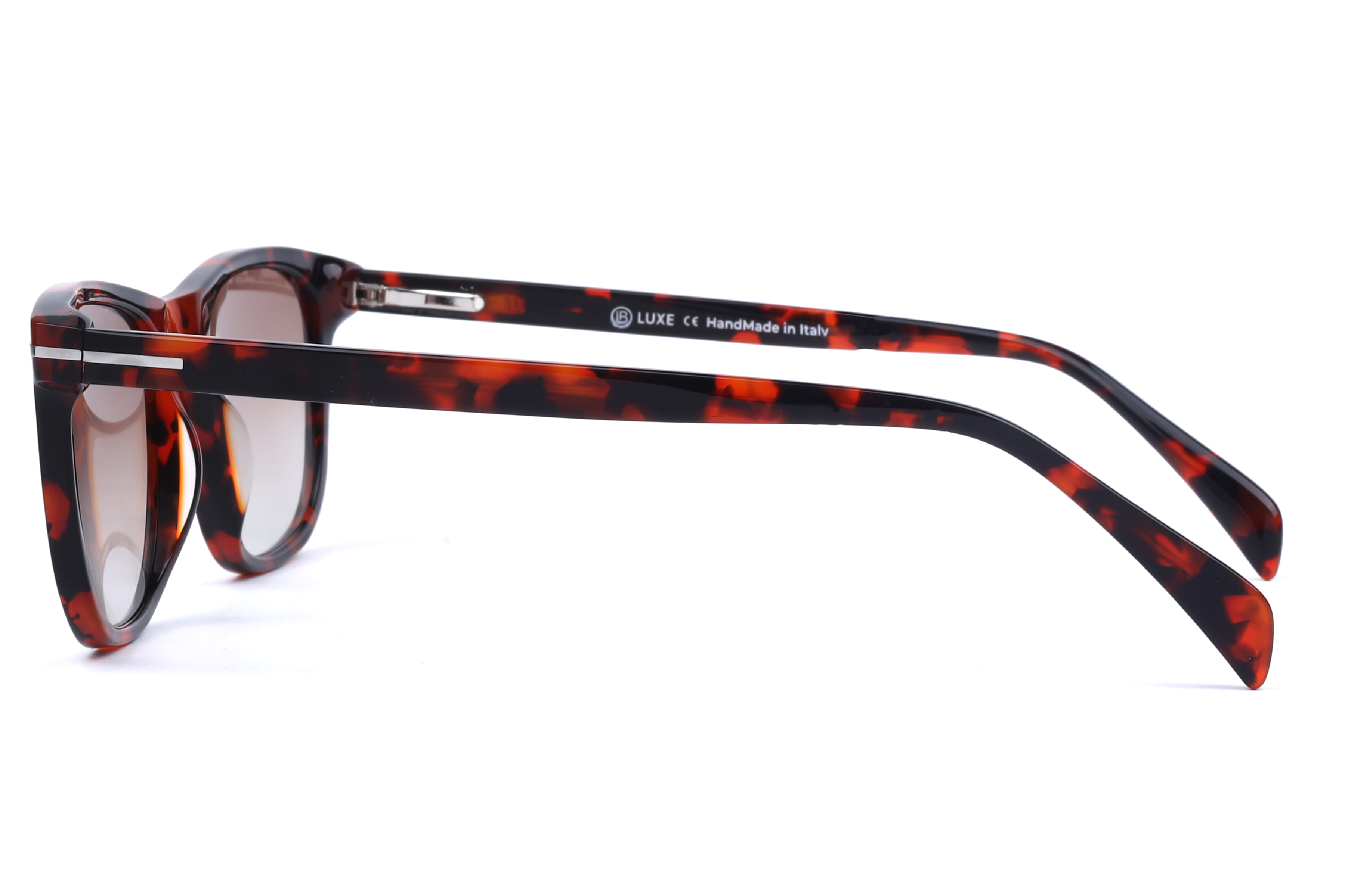 Lb Luxe WV217 Sunglass Havana Male Full Shell Sunglass — Havana frame — view 3
