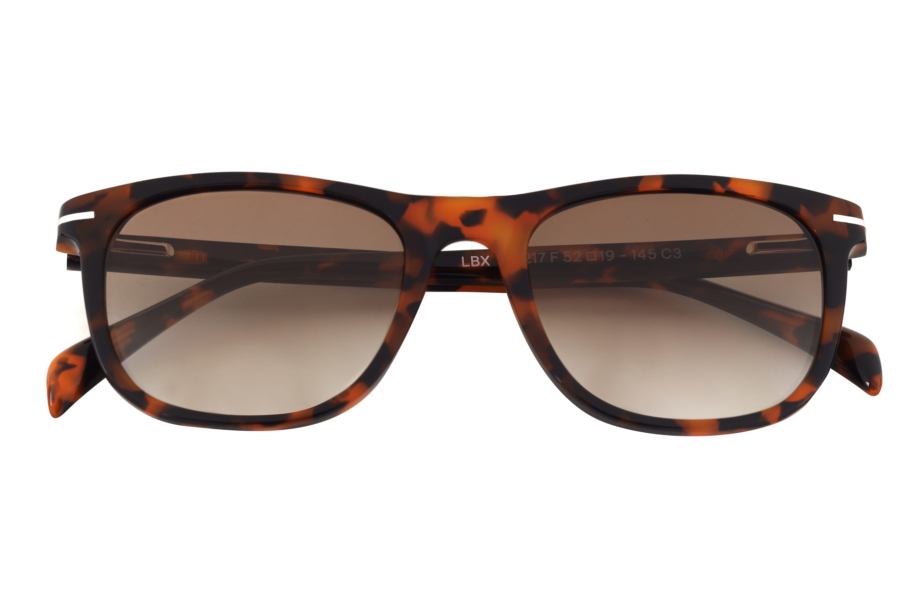 Lb Luxe WV217 Sunglass Havana Male Full Shell Sunglass — Havana frame — view 4
