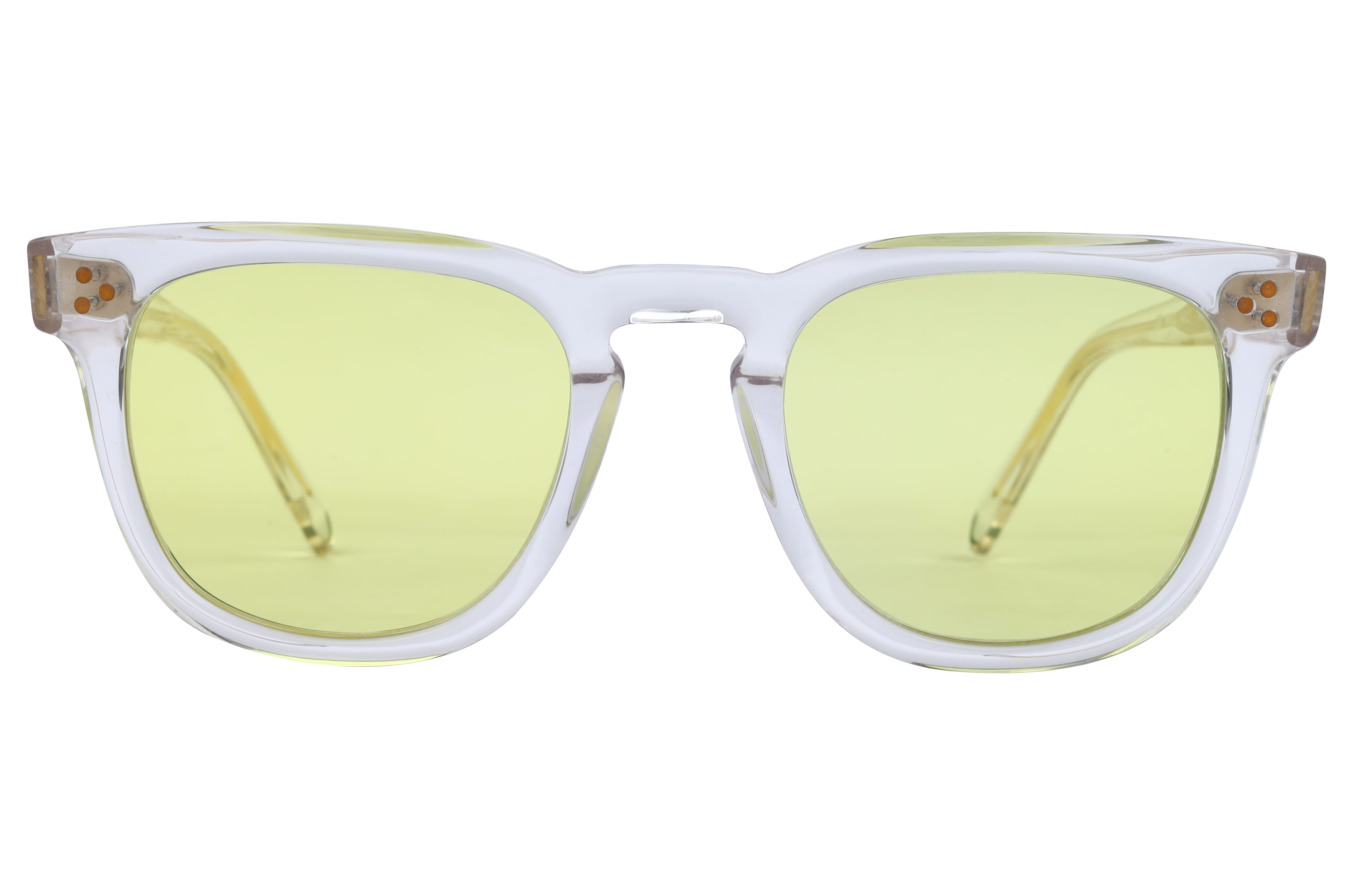 Lb Luxe WV113 Sunglass Transparent Male Full Shell — Transparent frame