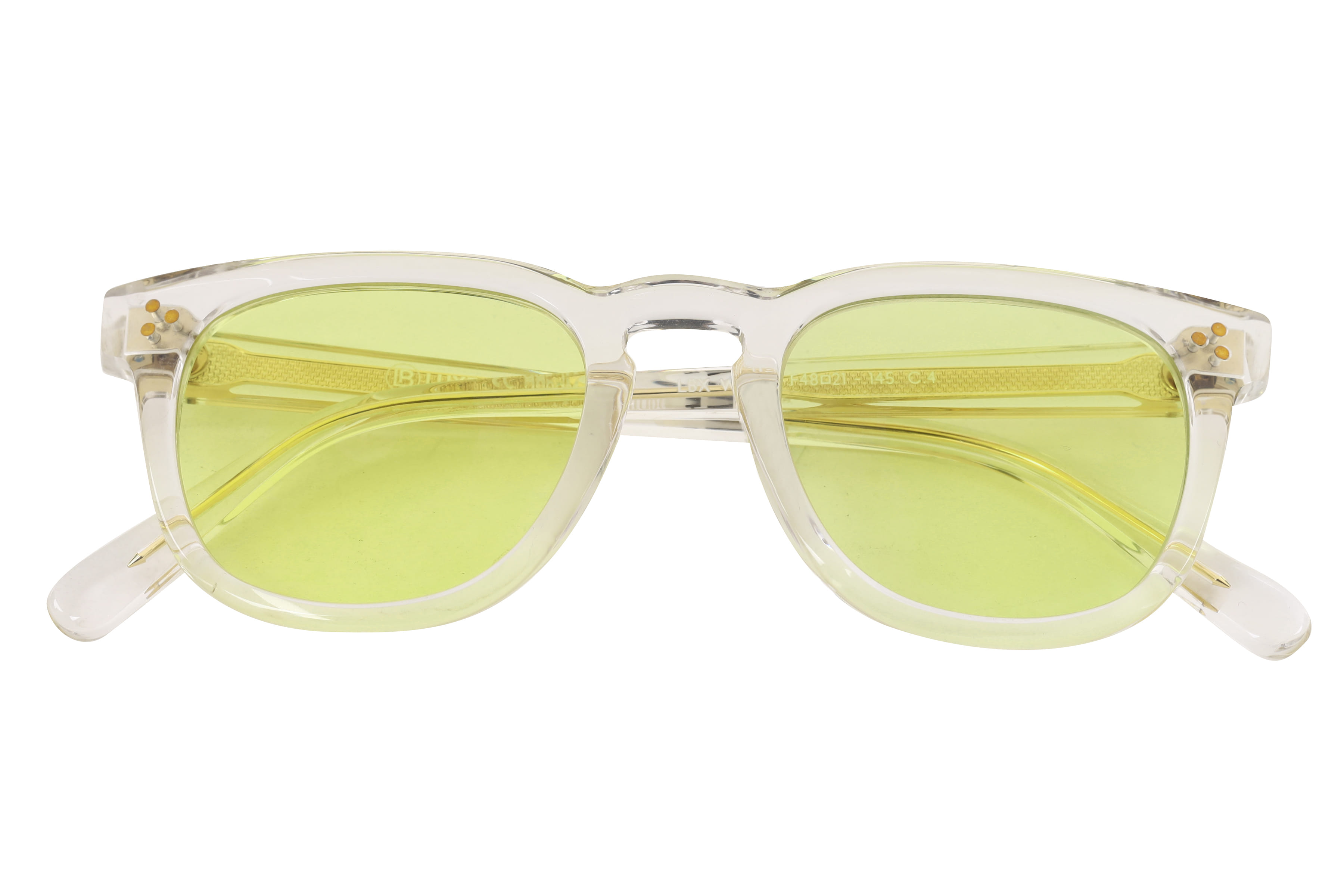 Lb Luxe WV113 Sunglass Transparent Male Full Shell Sunglass — Transparent frame — view 4