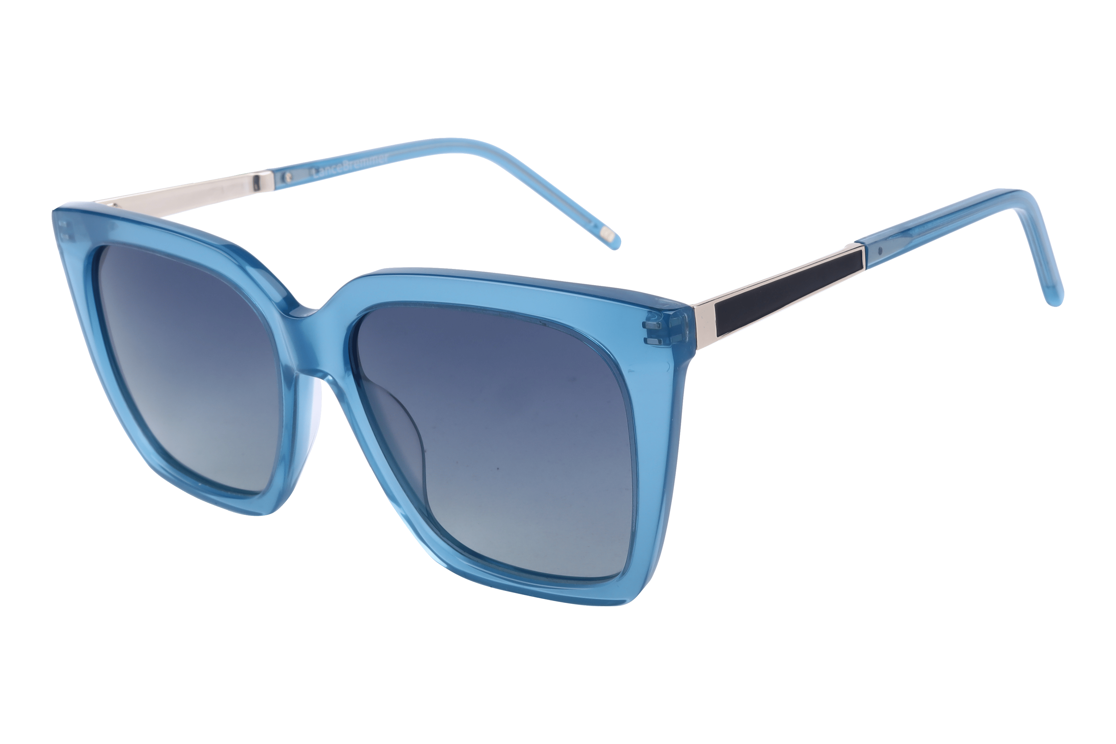 Lancebremmer AT8450 Sunglass Blue Female Full Metal — Blue frame