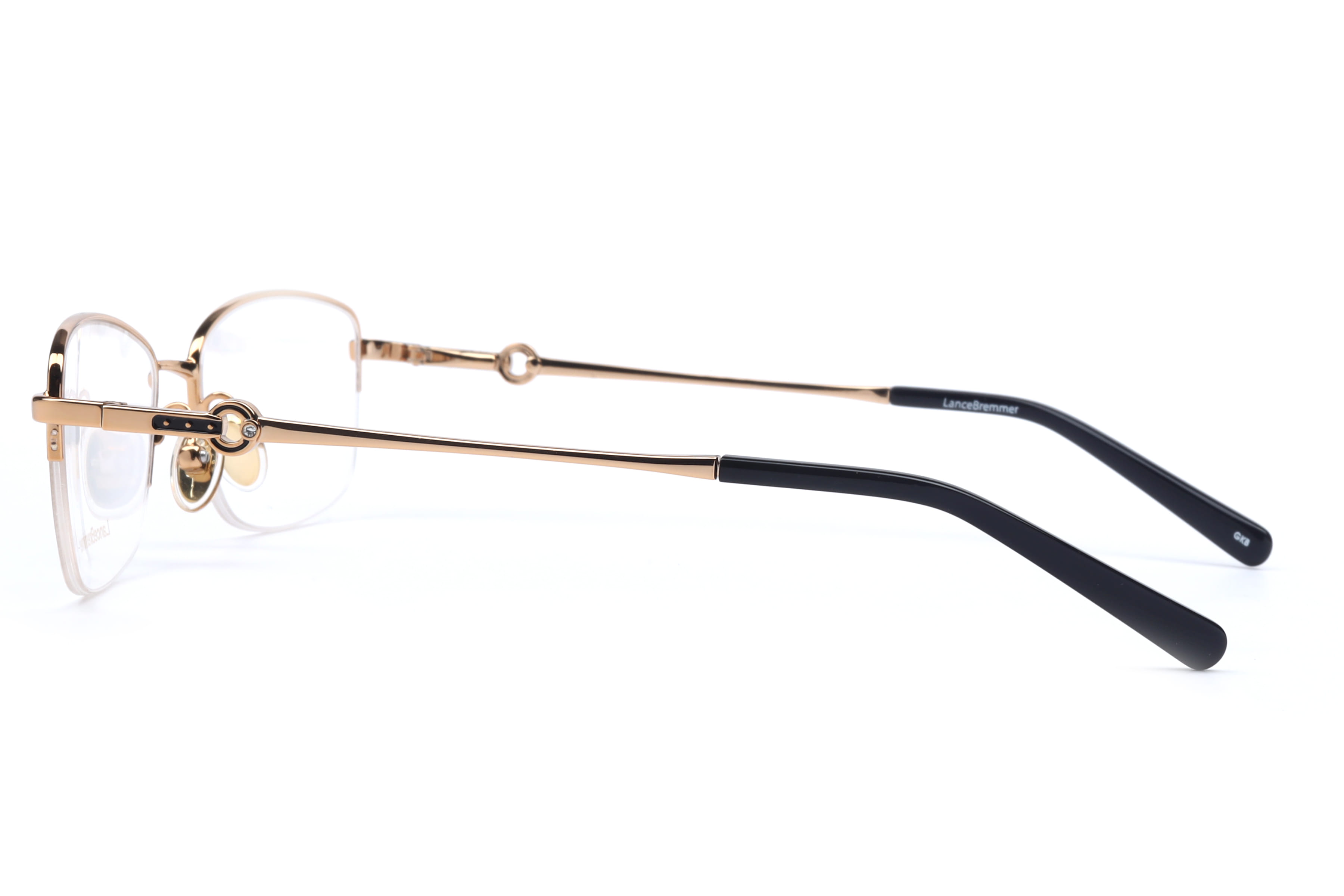 Lancebremmer 26302-GW Frame Gold Female Supra Metal Frame — Gold frame — view 3