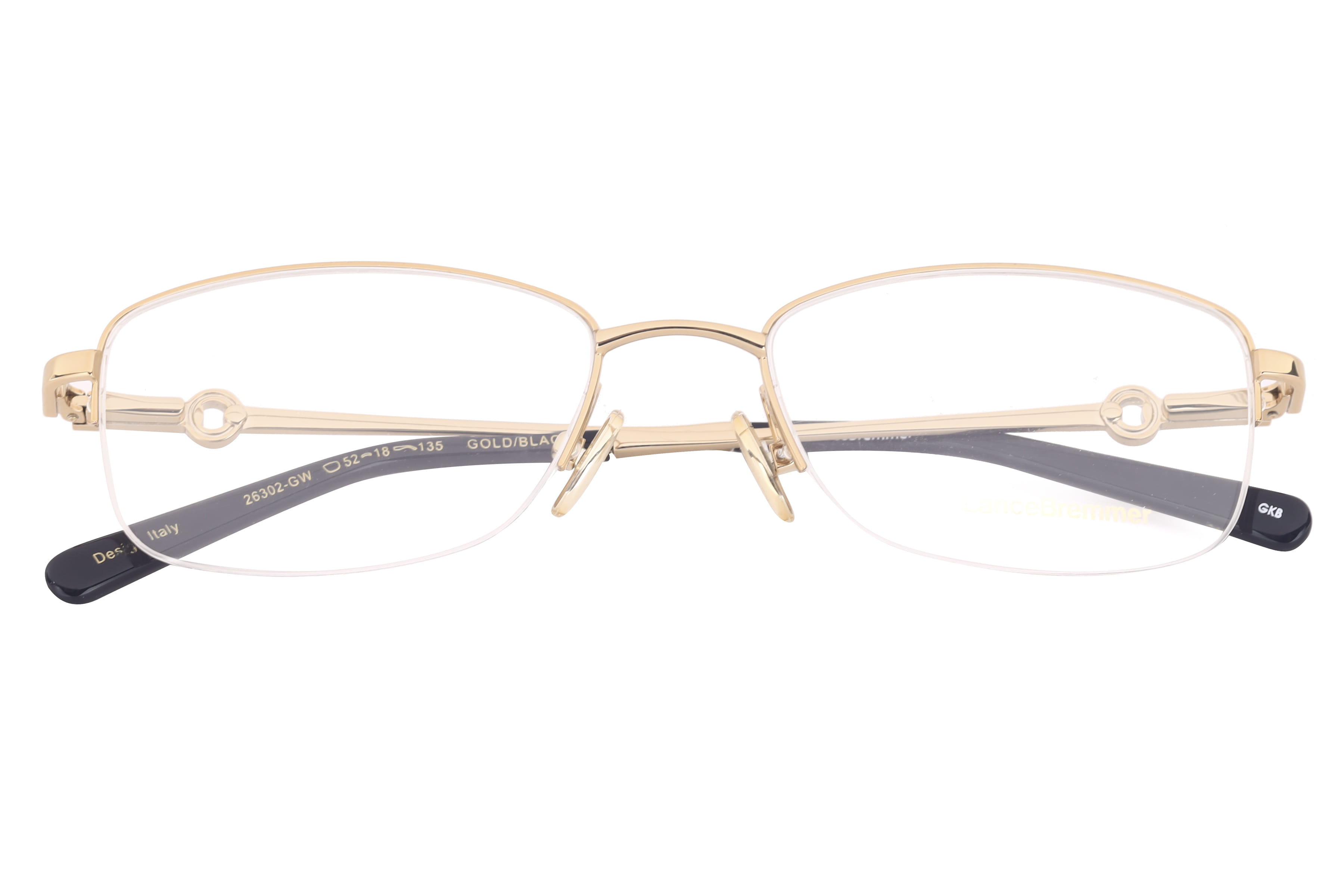 Lancebremmer 26302-GW Frame Gold Female Supra Metal Frame — Gold frame — view 4