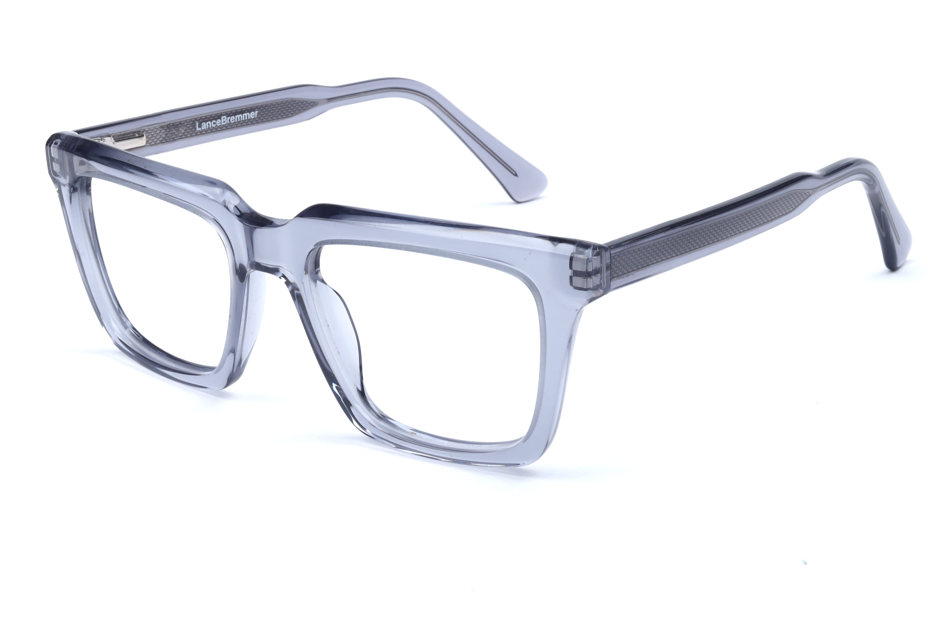 Lancebremmer M-2016 Frame Transparent Grey Male Full Shell — Transparent Grey frame