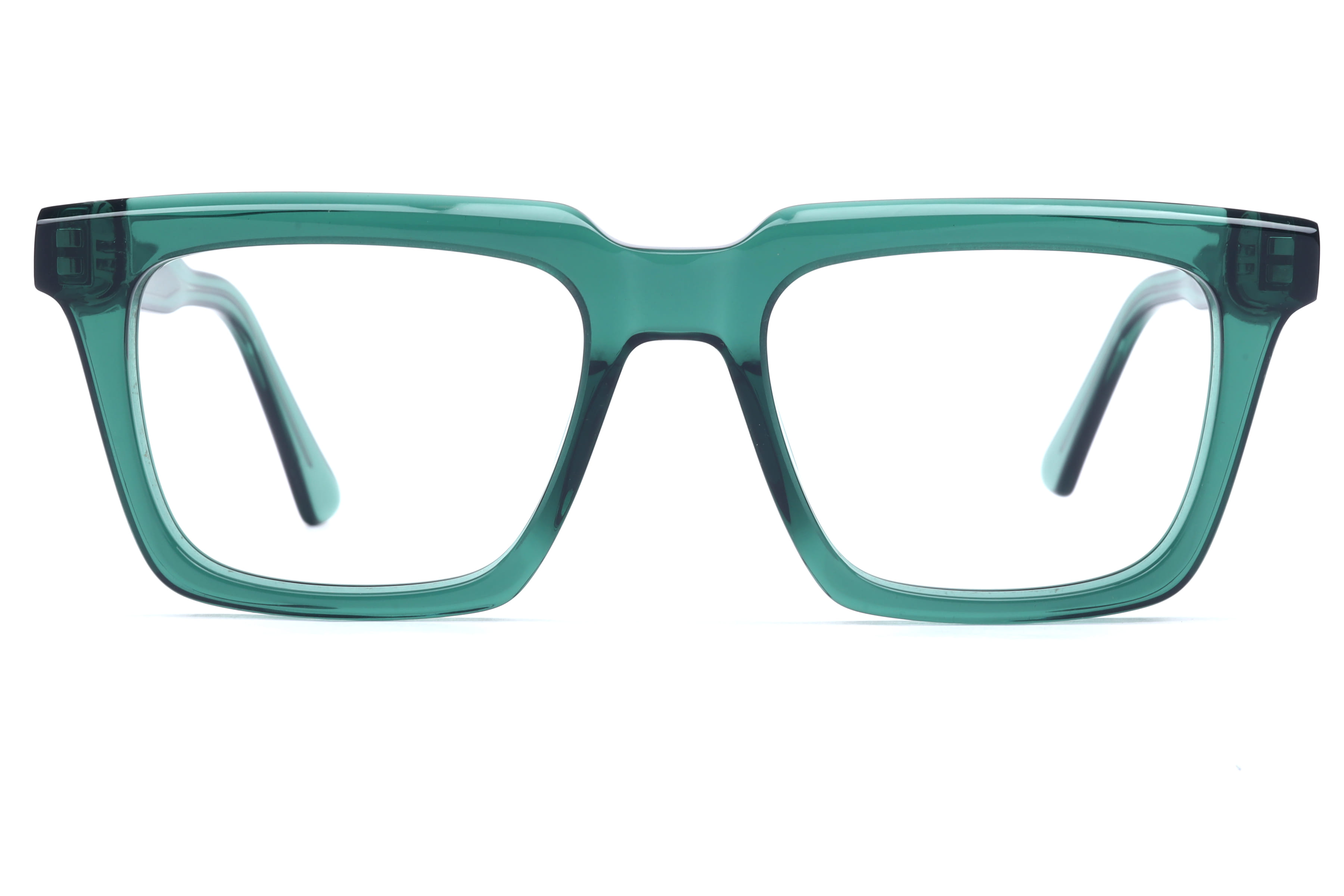 Lancebremmer M-2016 Frame Transparent Green Male Full Shell — Transparent Green frame