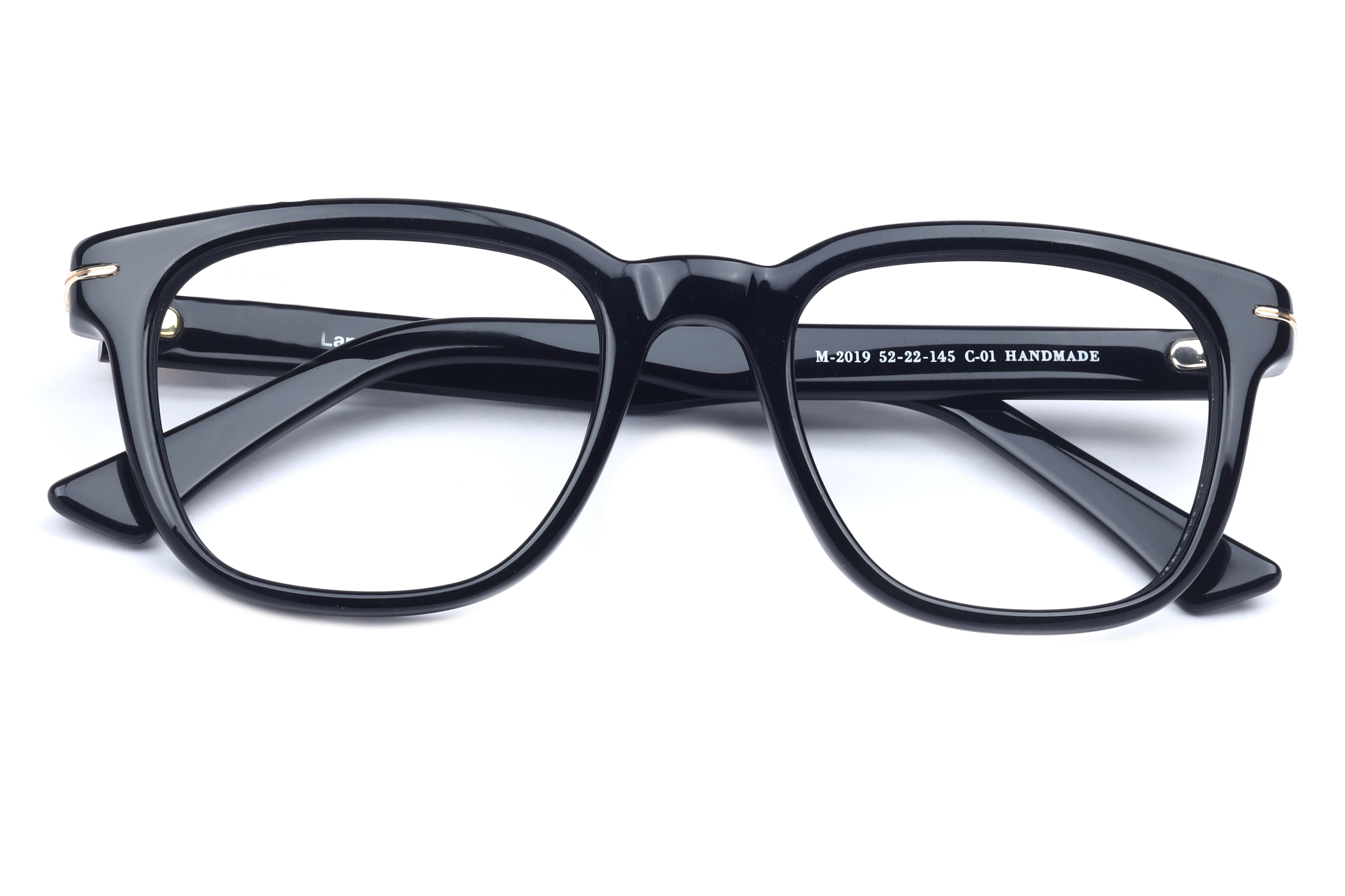 Lancebremmer M-2019 Frame Black Male Full Shell Frame — Black frame — view 3