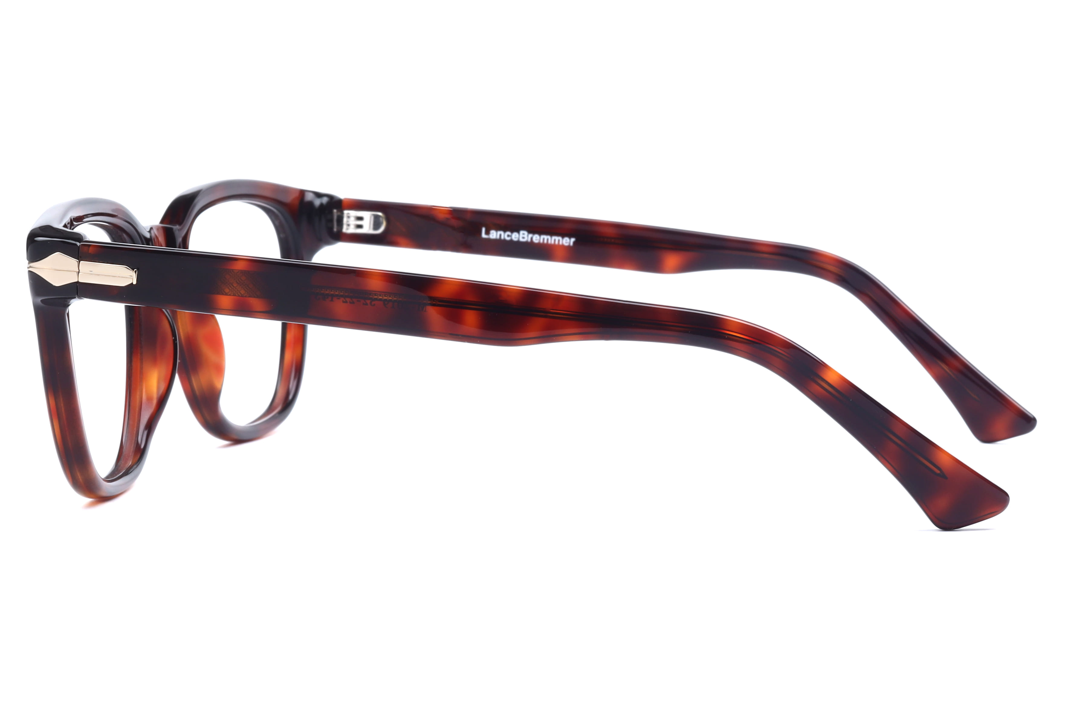 Lancebremmer M-2019 Frame Havana Male Full Shell Frame — Havana frame — view 3