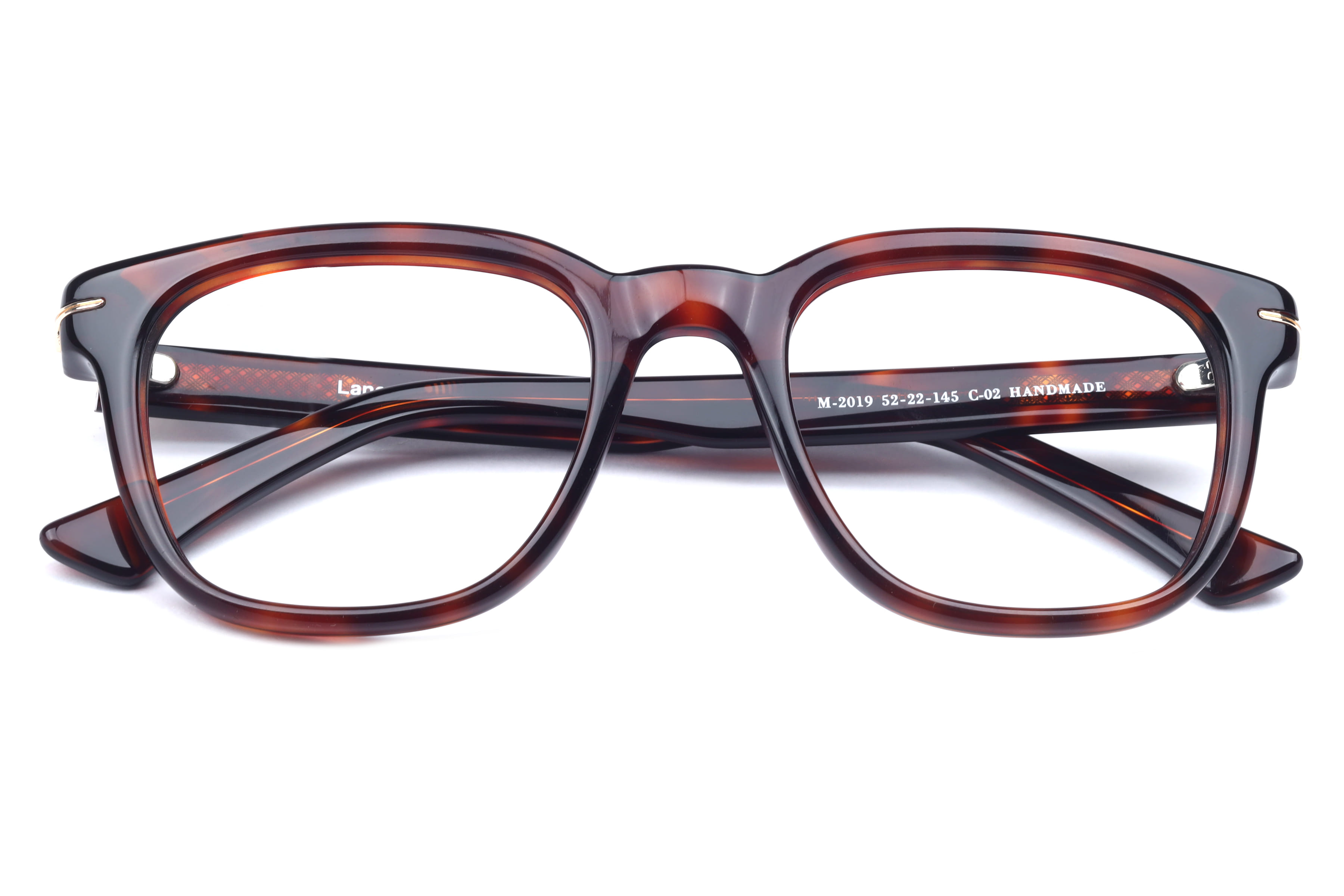 Lancebremmer M-2019 Frame Havana Male Full Shell Frame — Havana frame — view 4