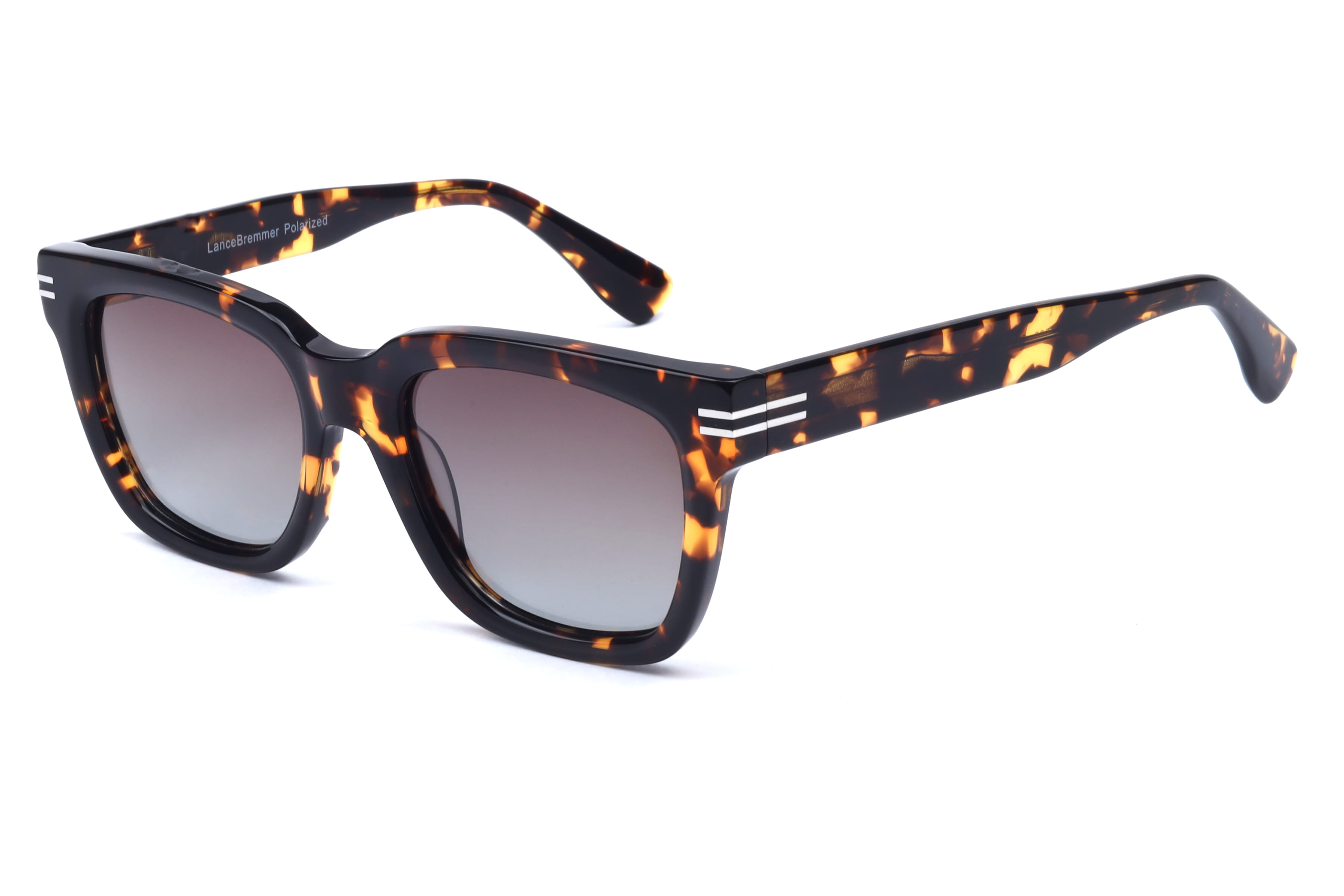 Lancebremmer CO1220 Sunglass Havana Male Full Shell Sunglass — Havana frame — view 1