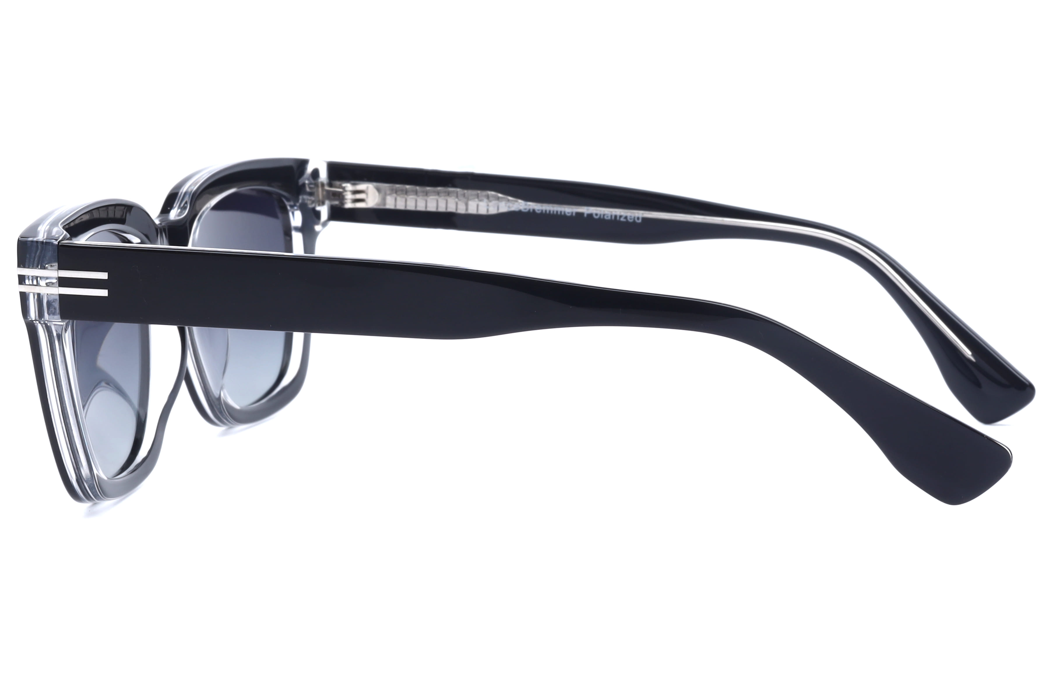 Lancebremmer CO1220 Sunglass Black Male Full Shell Sunglass — Black frame — view 3