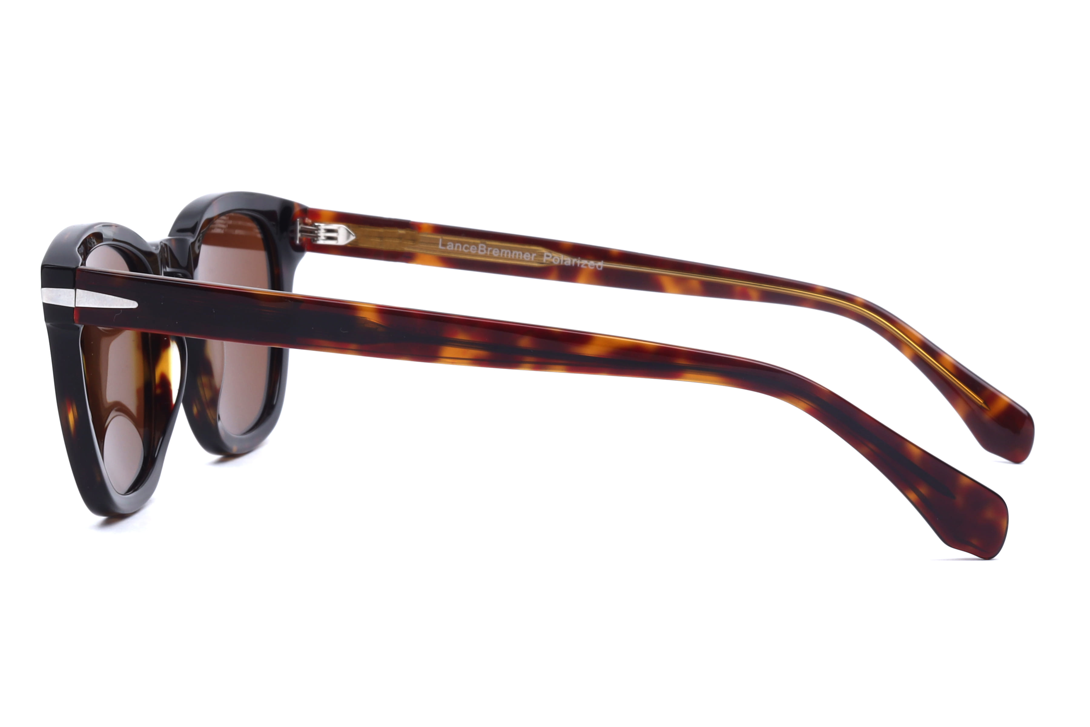 Lancebremmer CO1209 Sunglass Havana Unisex Full Shell Sunglass — Havana frame — view 3
