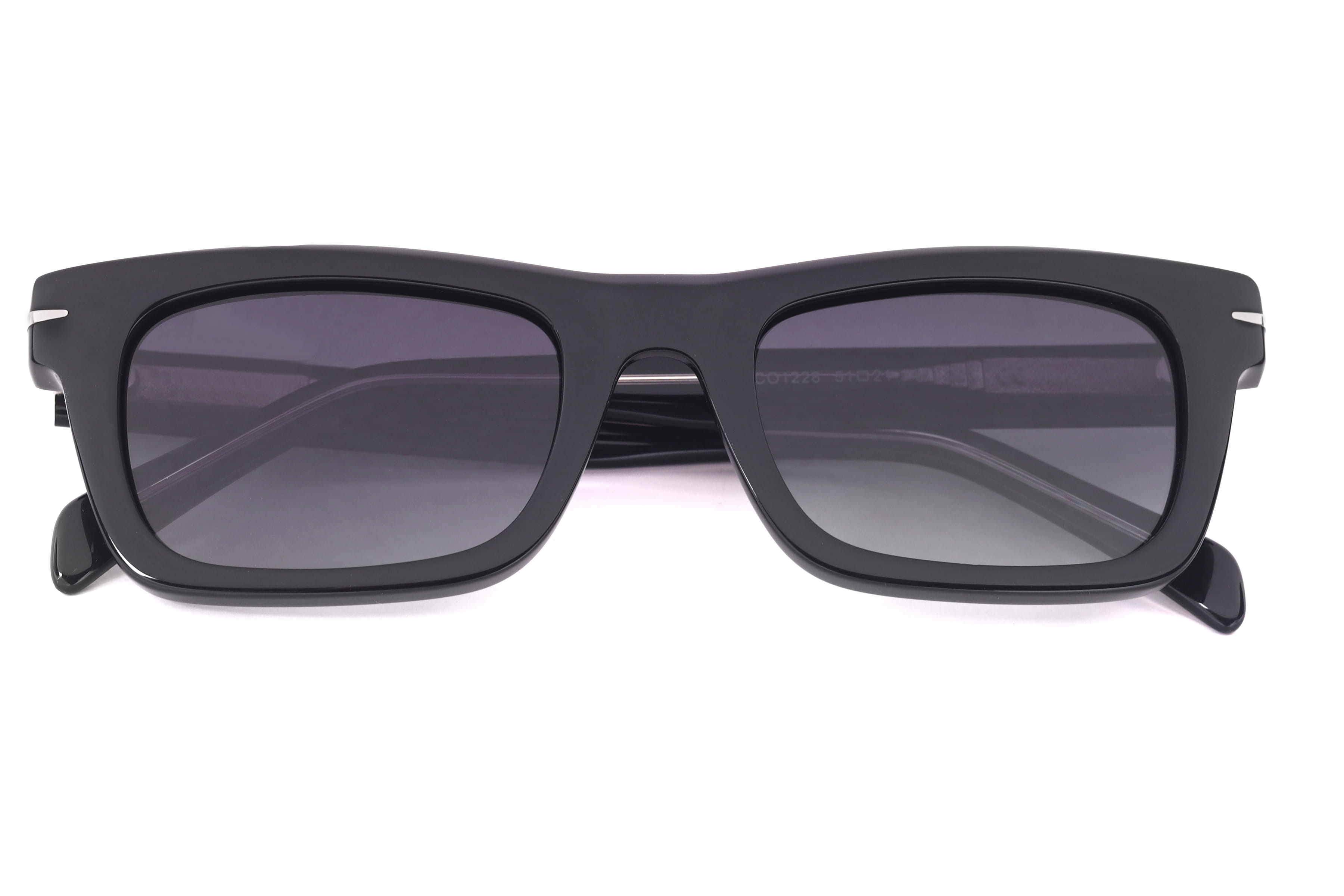 Lancebremmer CO1228 Sunglass Black Unisex Full Shell Sunglass — Black frame — view 4