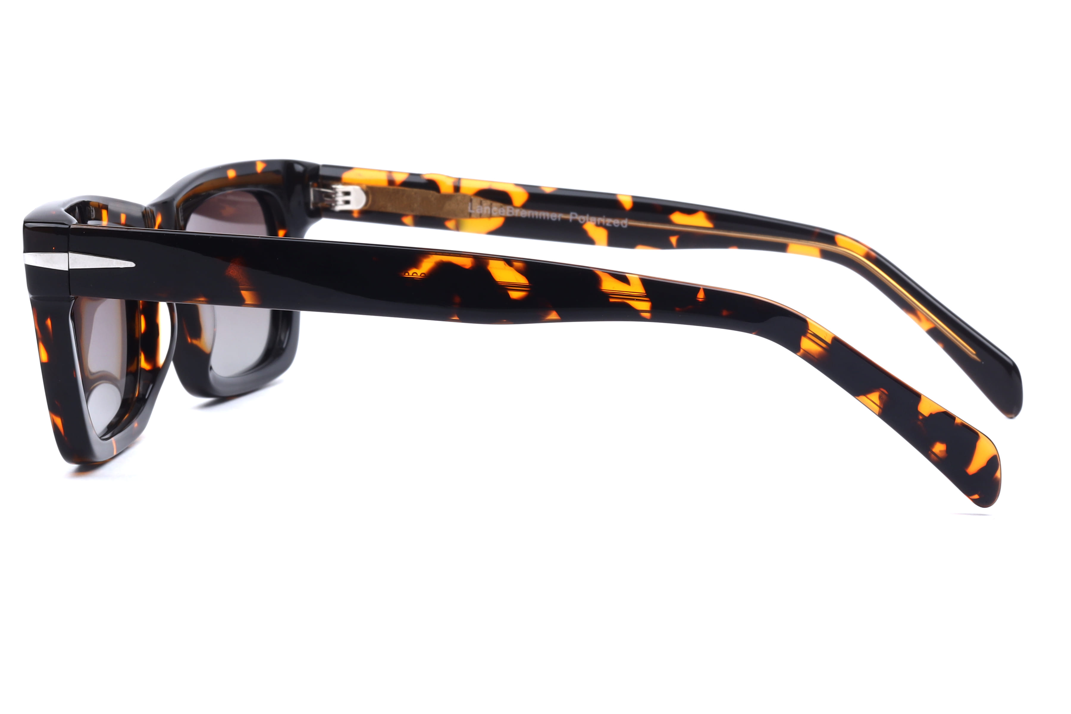 Lancebremmer CO1228 Sunglass Havana Unisex Full Shell Sunglass — Havana frame — view 3