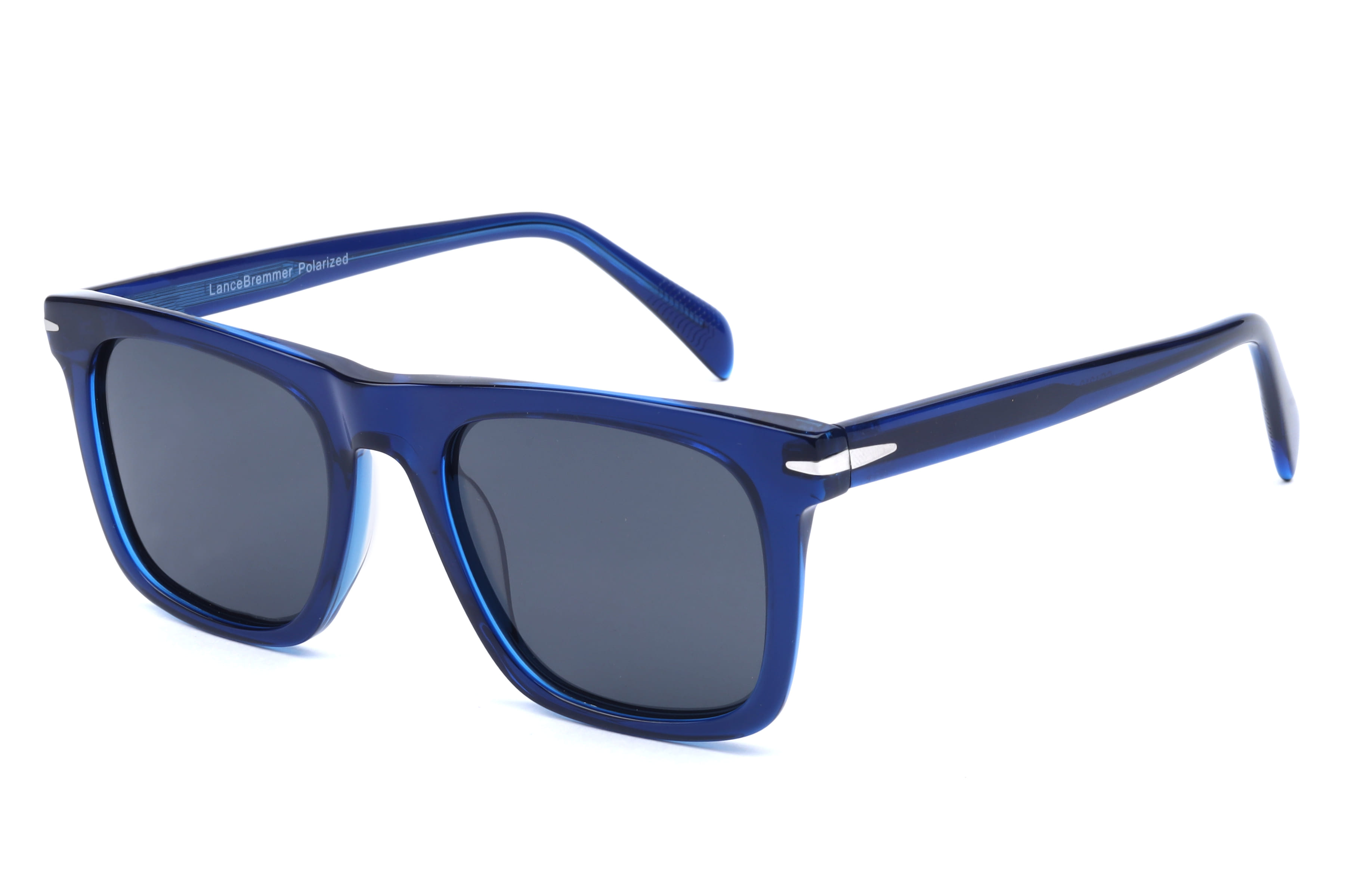 Lancebremmer CO1219 Sunglass Blue Male Full Shell — Blue frame