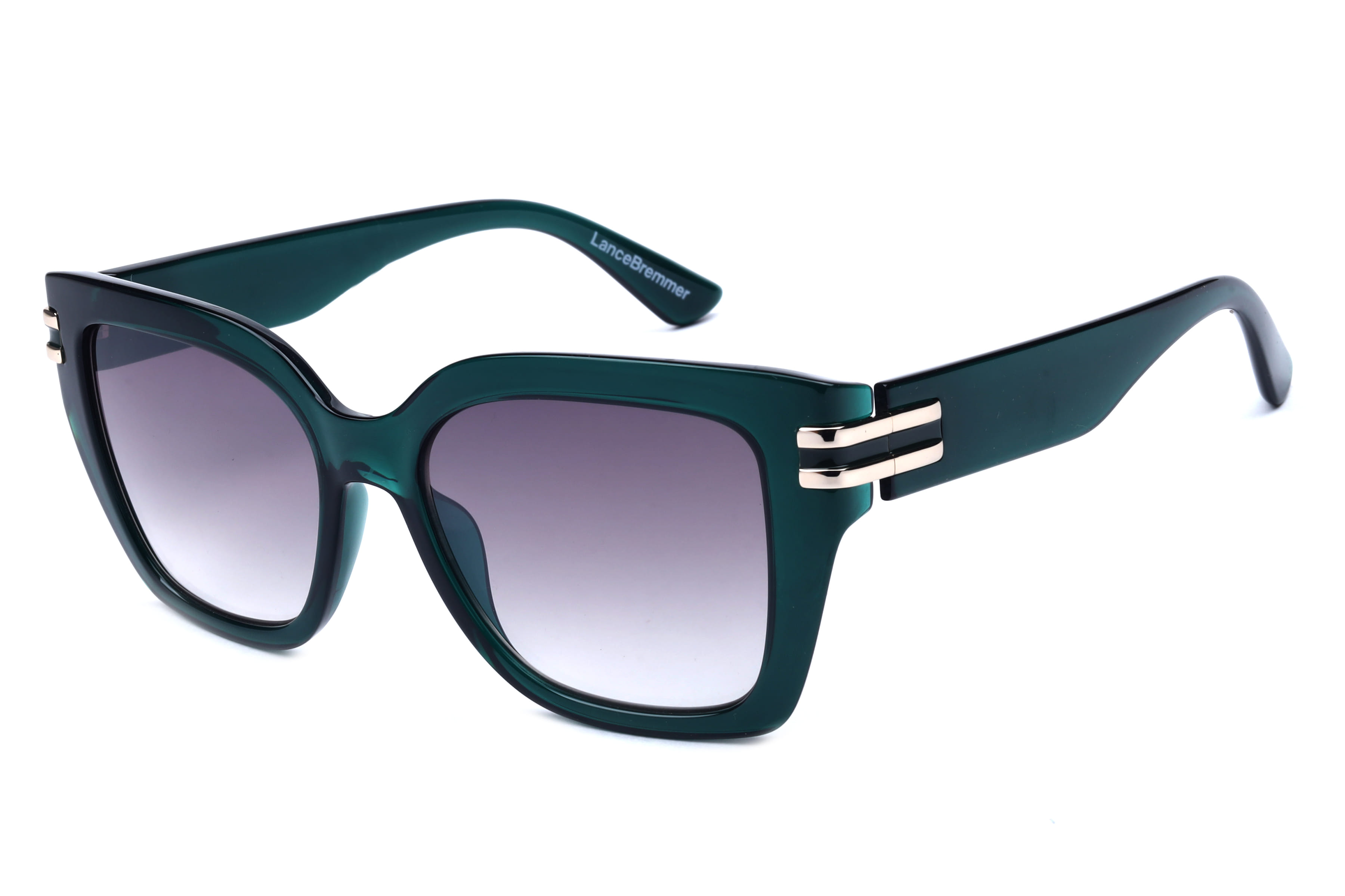 Lancebremmer LBS 11089 Sunglass Transparent Green Female Ful — Transparent Green frame