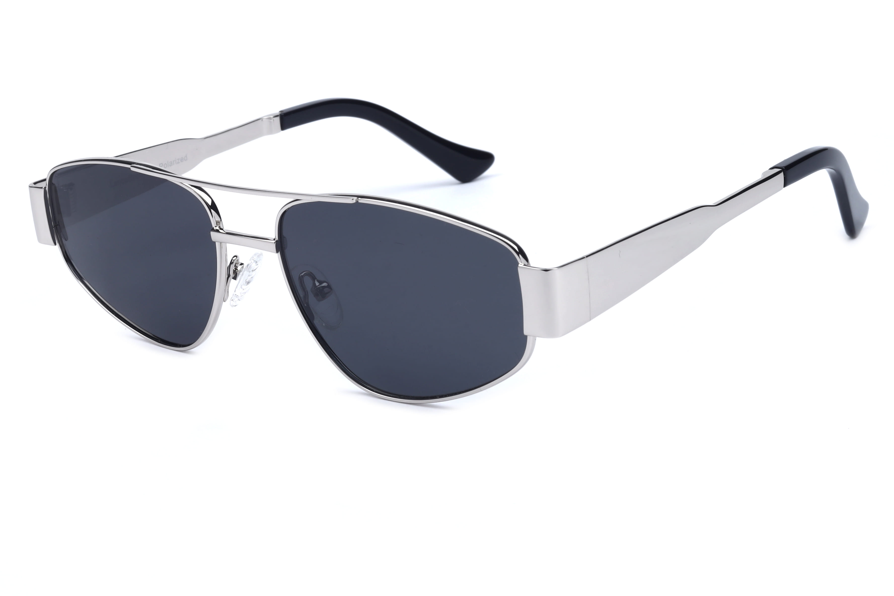 Lancebremmer GLT9289 Sunglass Silver Female Full Metal — Silver frame