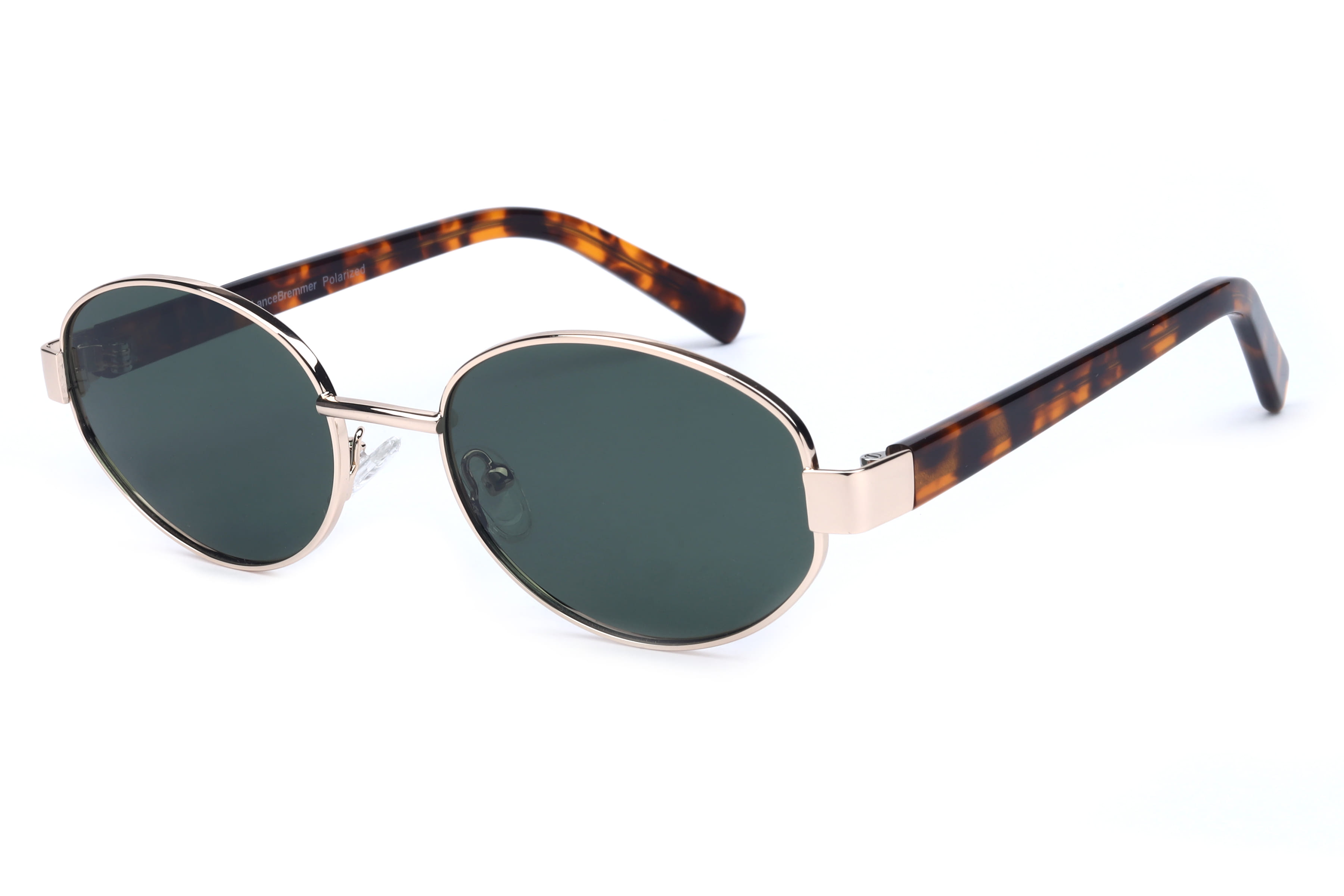 Lancebremmer GLT9285 Sunglass Gold Female Full Shell Sunglass — Gold frame — view 1