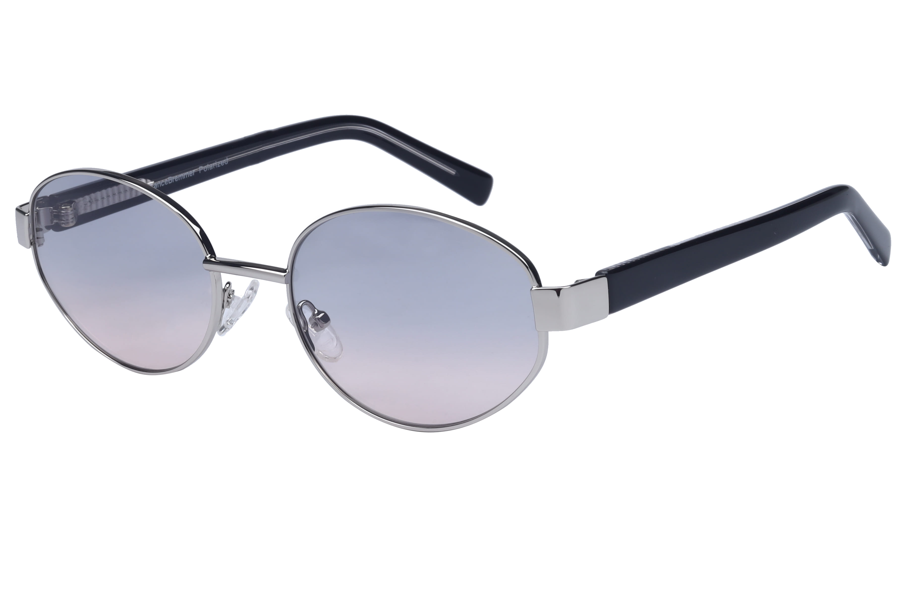 Lancebremmer GLT9285 Sunglass Silver Female Full Shell Sunglass — Silver frame — view 1