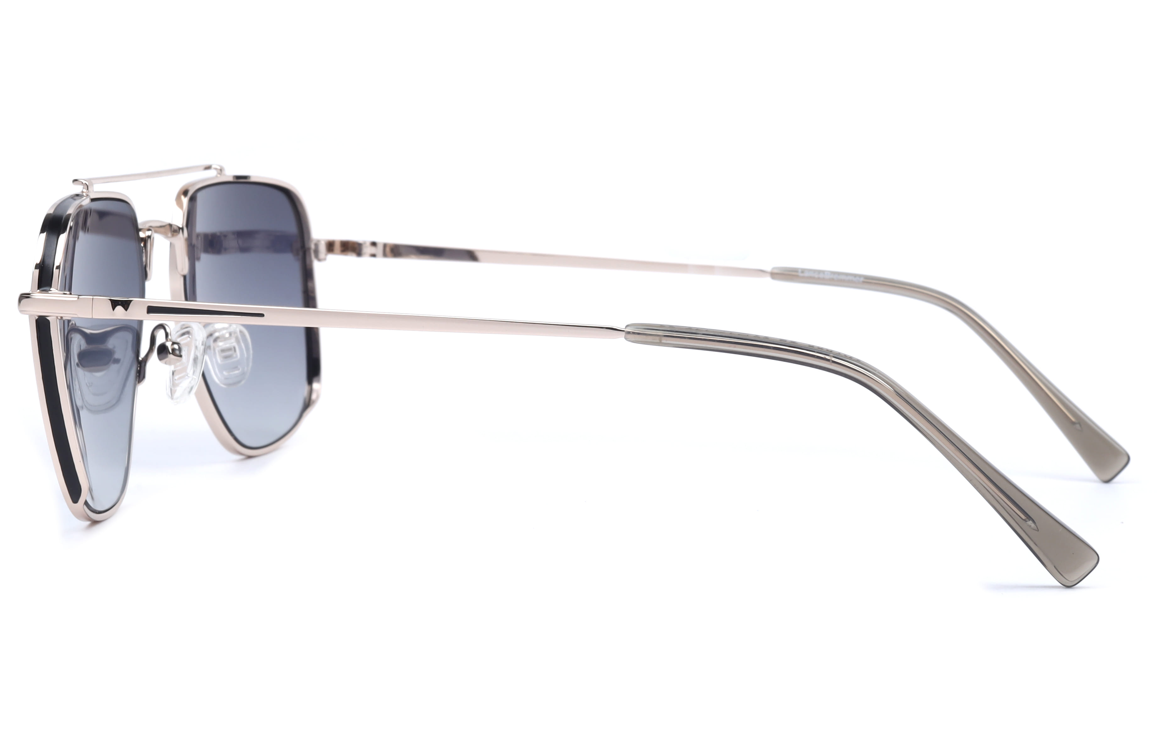 Lancebremmer VS7505 Sunglass Gold Male Full Metal Sunglass — Gold frame — view 2
