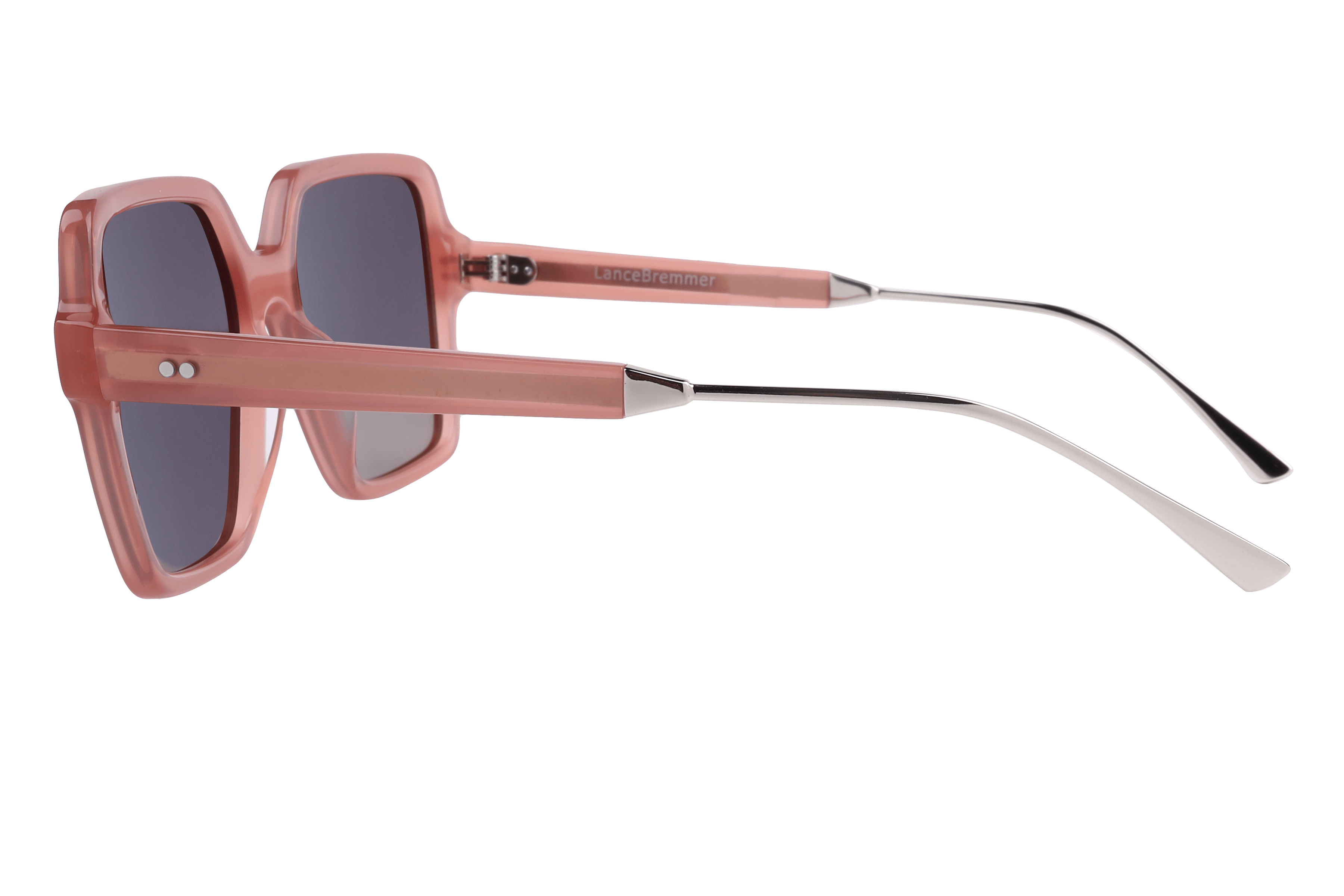 Lancebremmer AT8431 Sunglass Pink Female Full Shell Sunglass — Pink frame — view 3