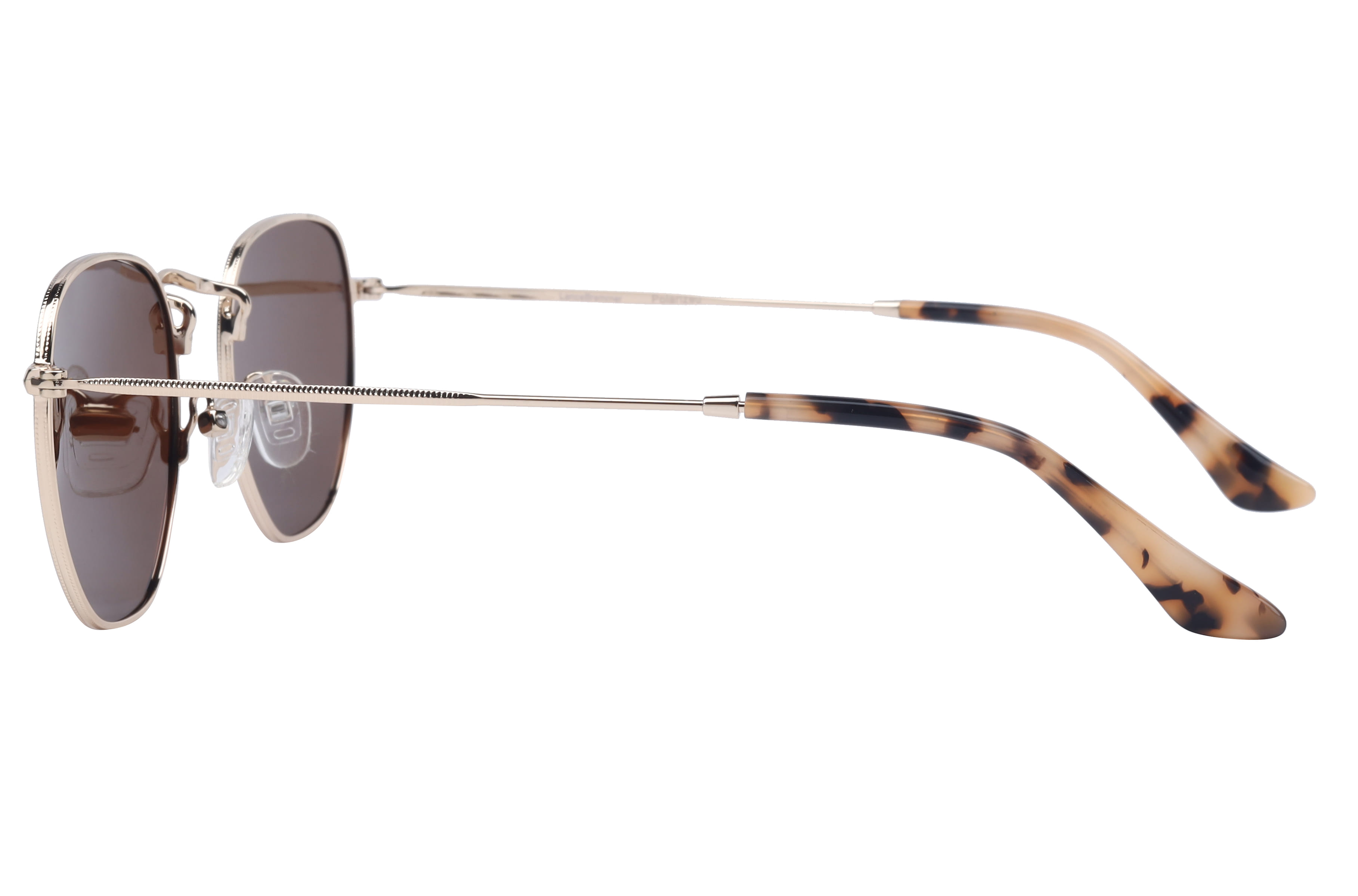 Lancebremmer GLT9108 Sunglass Gold Unisex Full Metal Sunglass — Gold frame — view 3