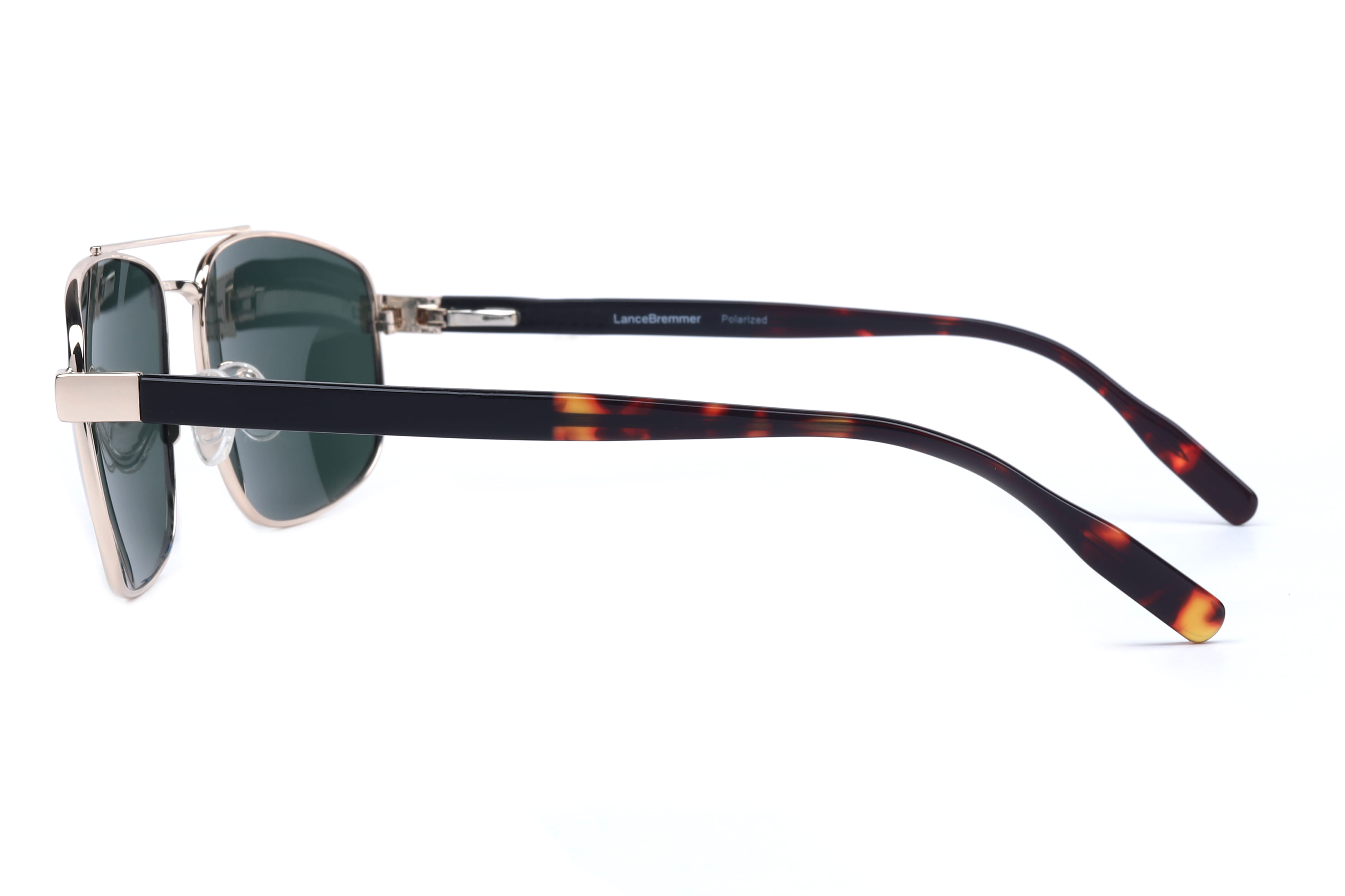 Lancebremmer GLT9020 Sunglass Gold Male Full Shell Sunglass — Gold frame — view 3