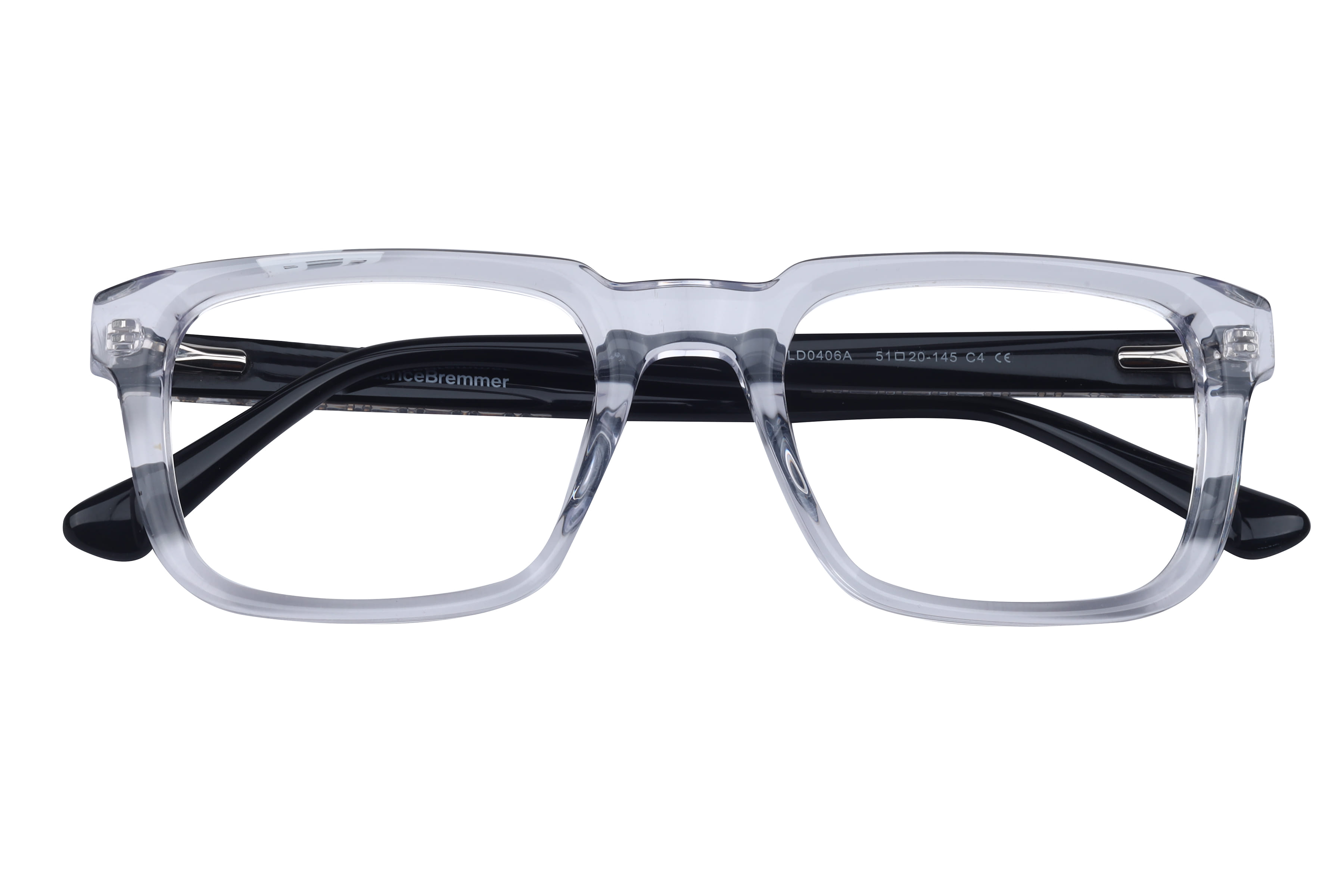 Lancebremmer OLD0406A Frame Transparent Male Full Shell Frame — Transparent frame — view 3