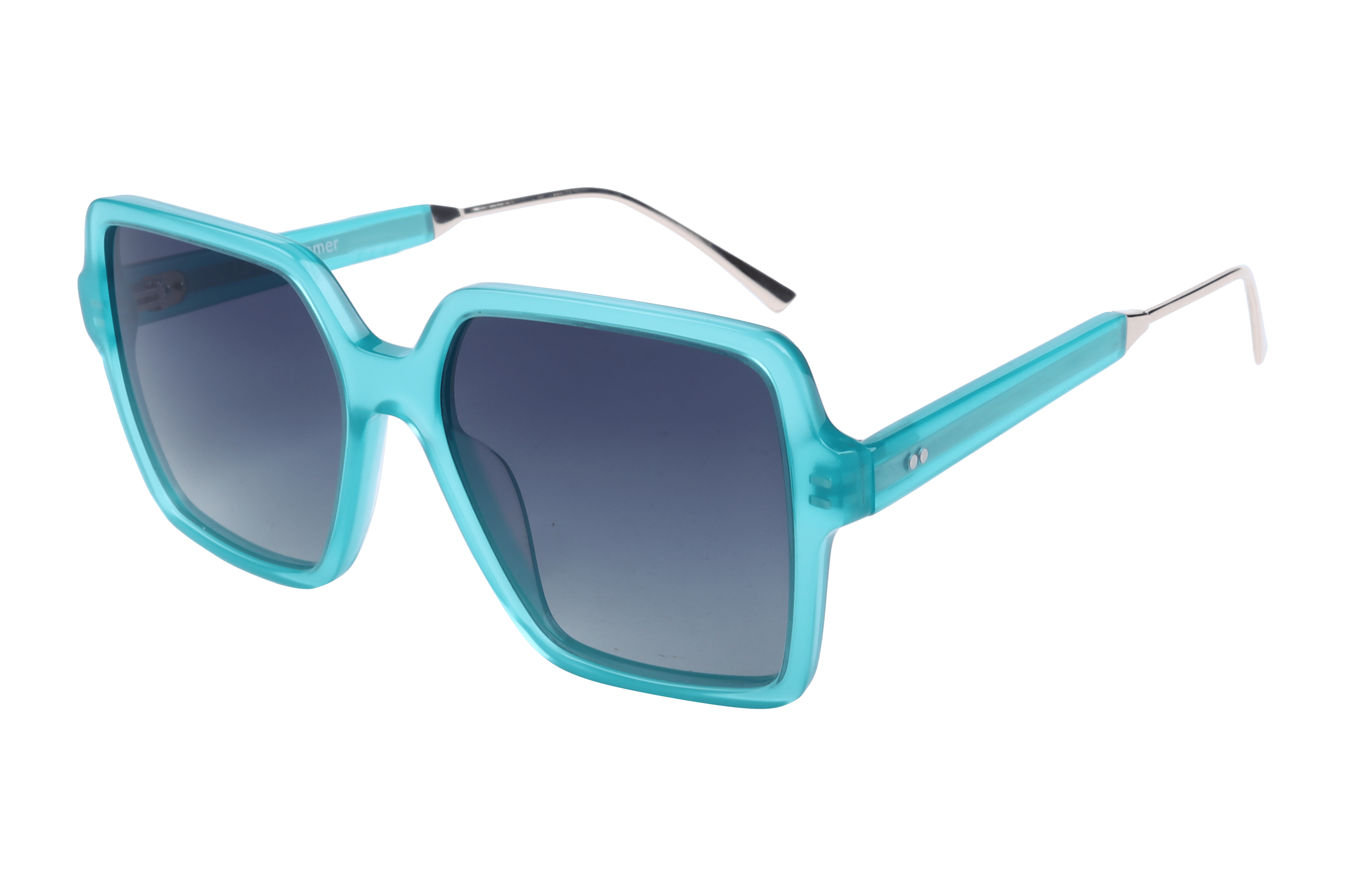 Lancebremmer AT8431 Sunglass Blue Female Full Shell — Blue frame