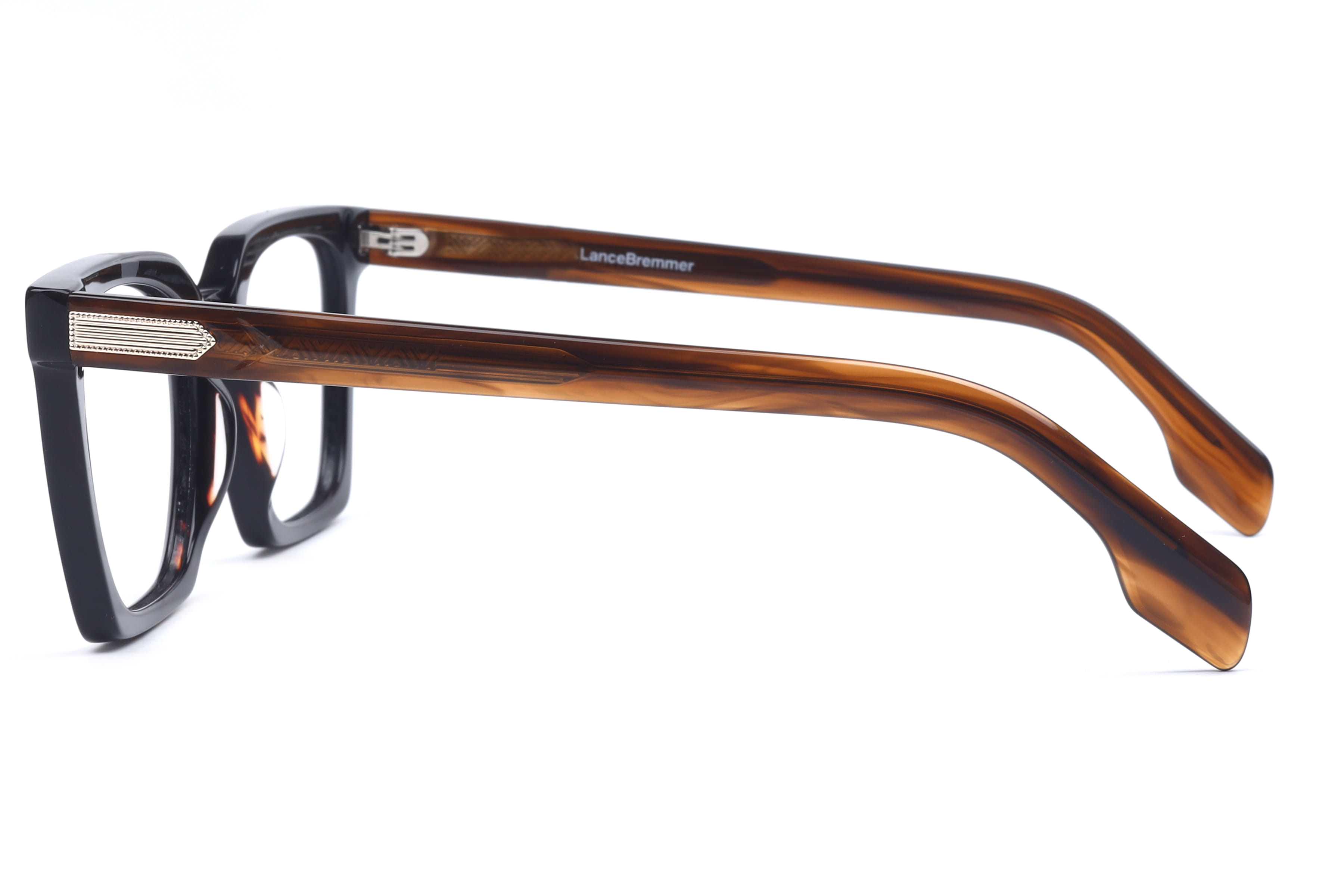 Lancebremmer OLD25109A Frame Havana Male Full Shell Frame — Havana frame — view 2