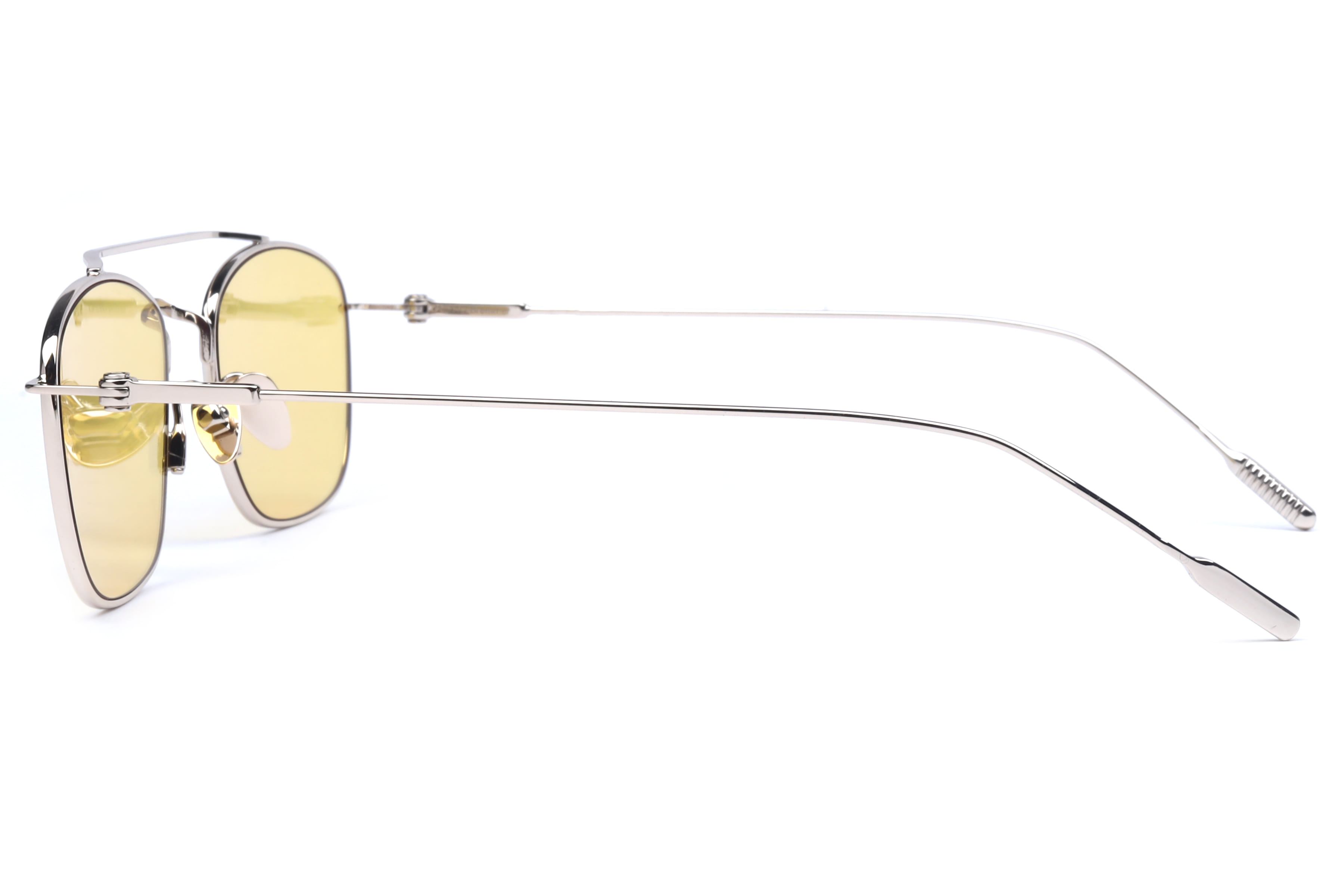 Lancebremmer HM2606 Sunglass Silver Unisex Full Metal Sunglass — Silver frame — view 3