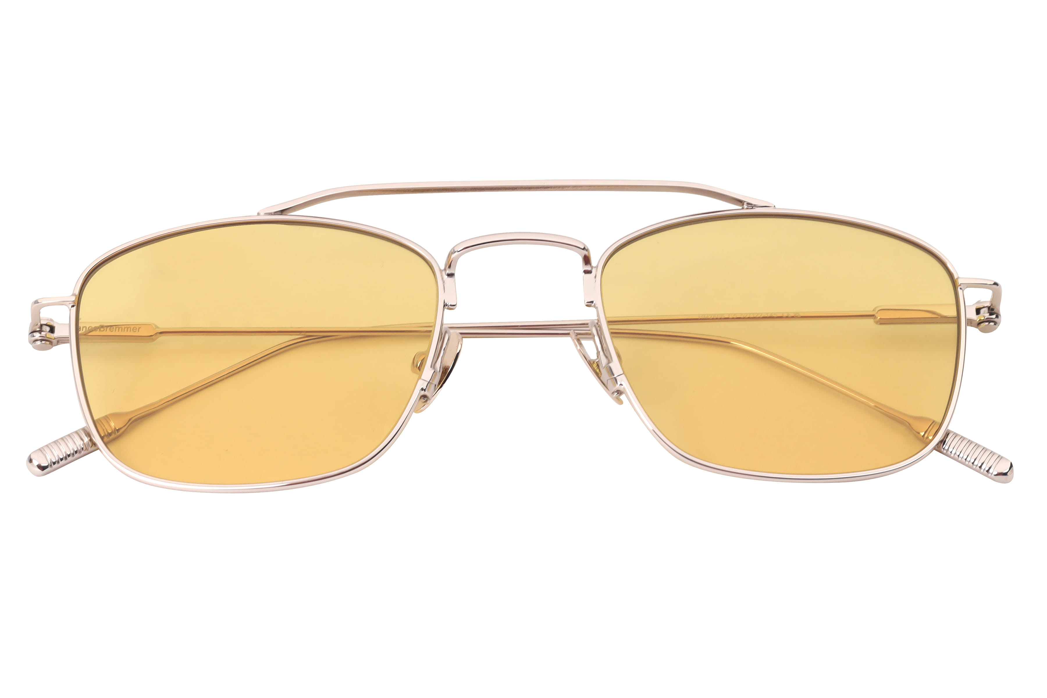 Lancebremmer HM2606 Sunglass Silver Unisex Full Metal Sunglass — Silver frame — view 4