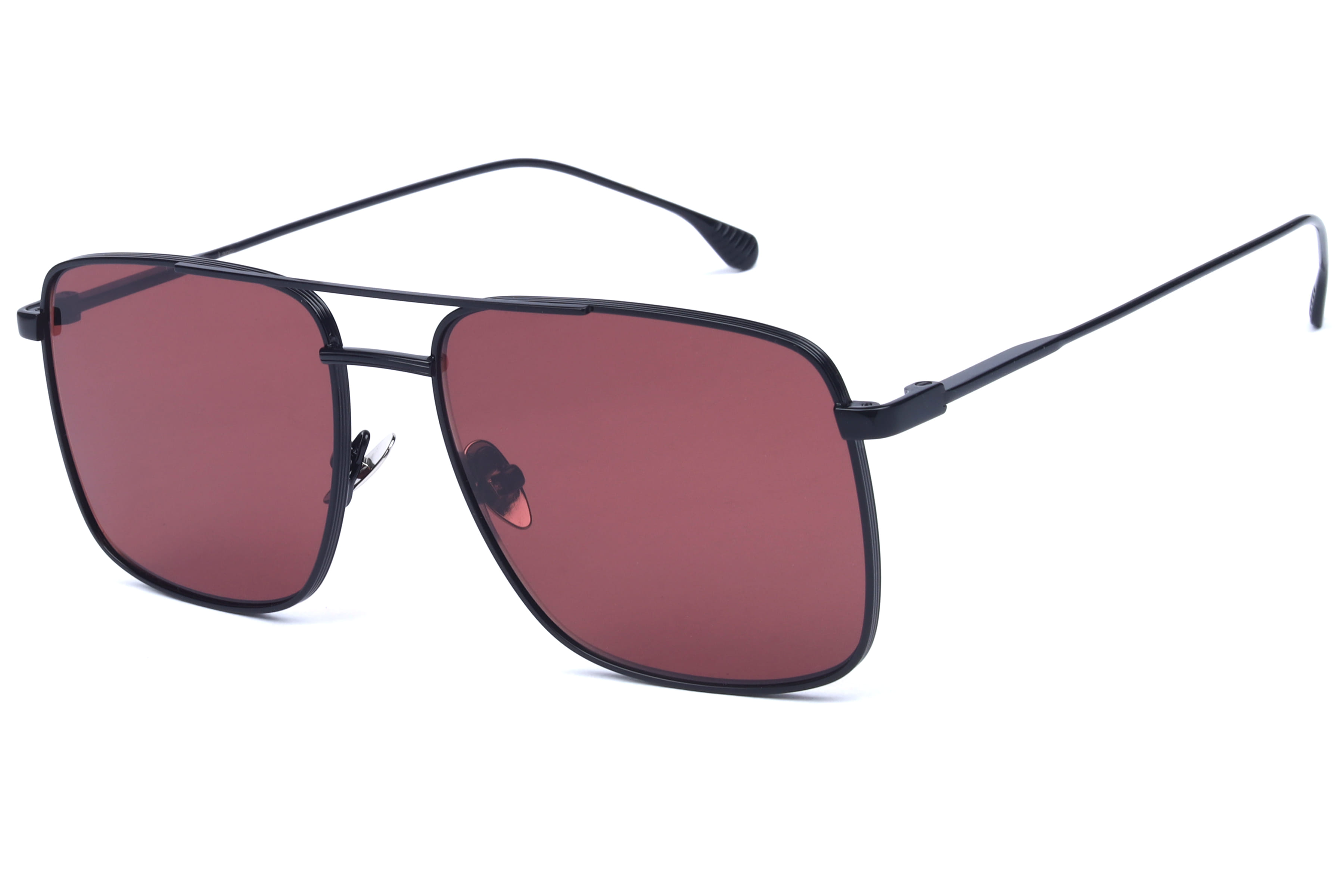 Lancebremmer HM2619 Sunglass Black Male Full Metal Sunglass — Black frame — view 1