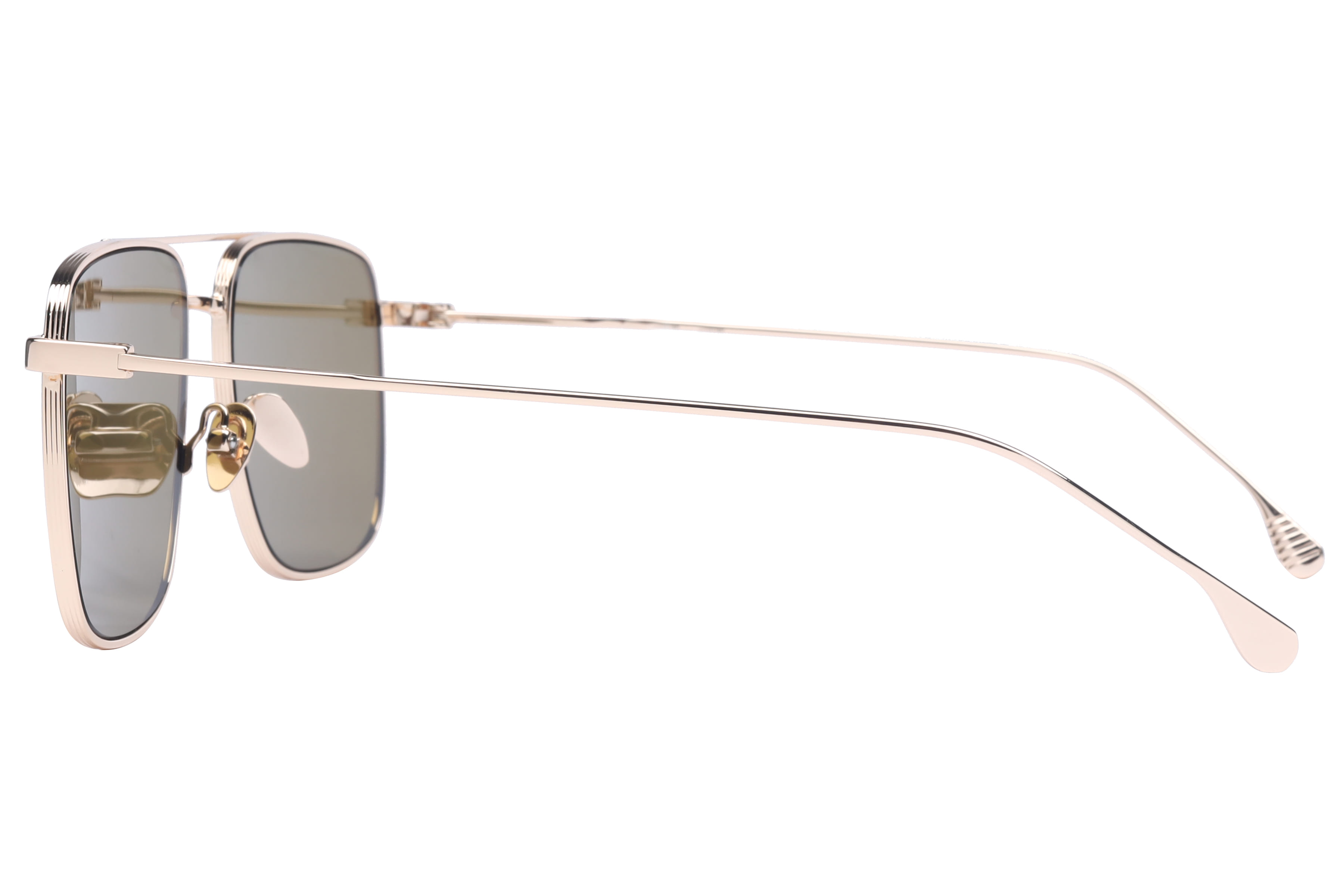 Lancebremmer HM2619 Sunglass Gold Male Full Metal Sunglass — Gold frame — view 3