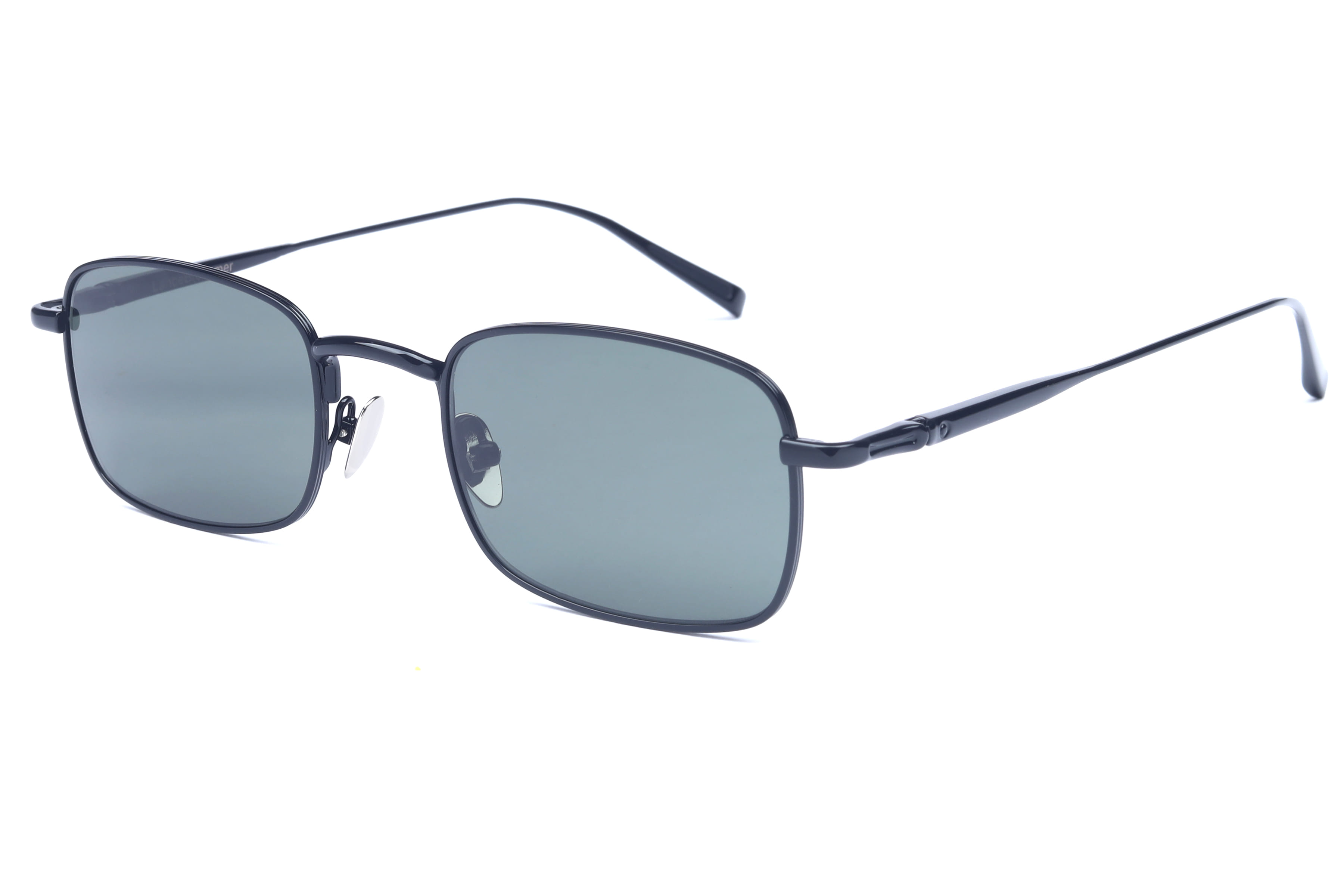 Lancebremmer HM2611 Sunglass Black Unisex Full Metal Sunglass — Black frame — view 1