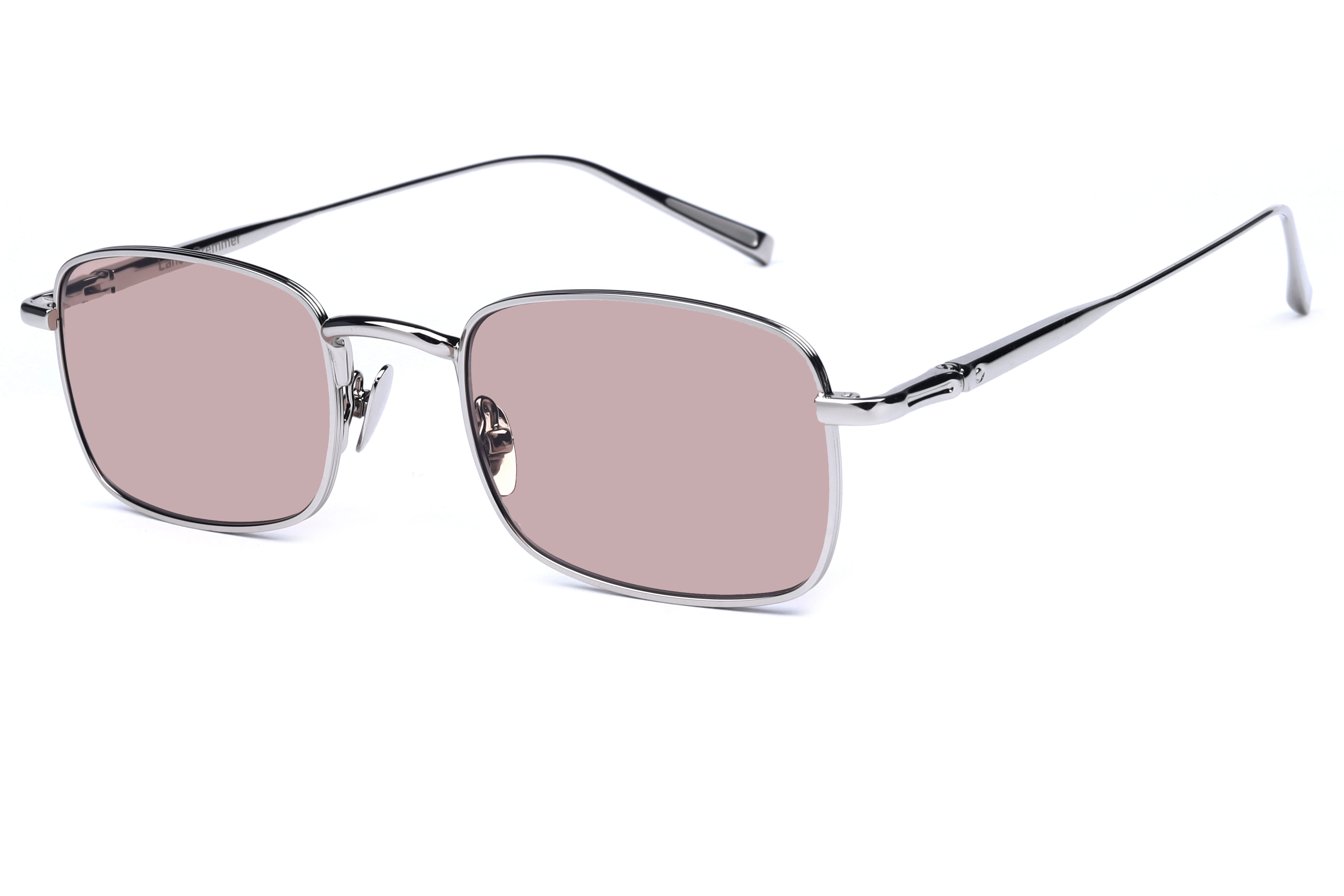 Lancebremmer HM2611 Sunglass Silver Unisex Full Metal Sunglass — Silver frame — view 1