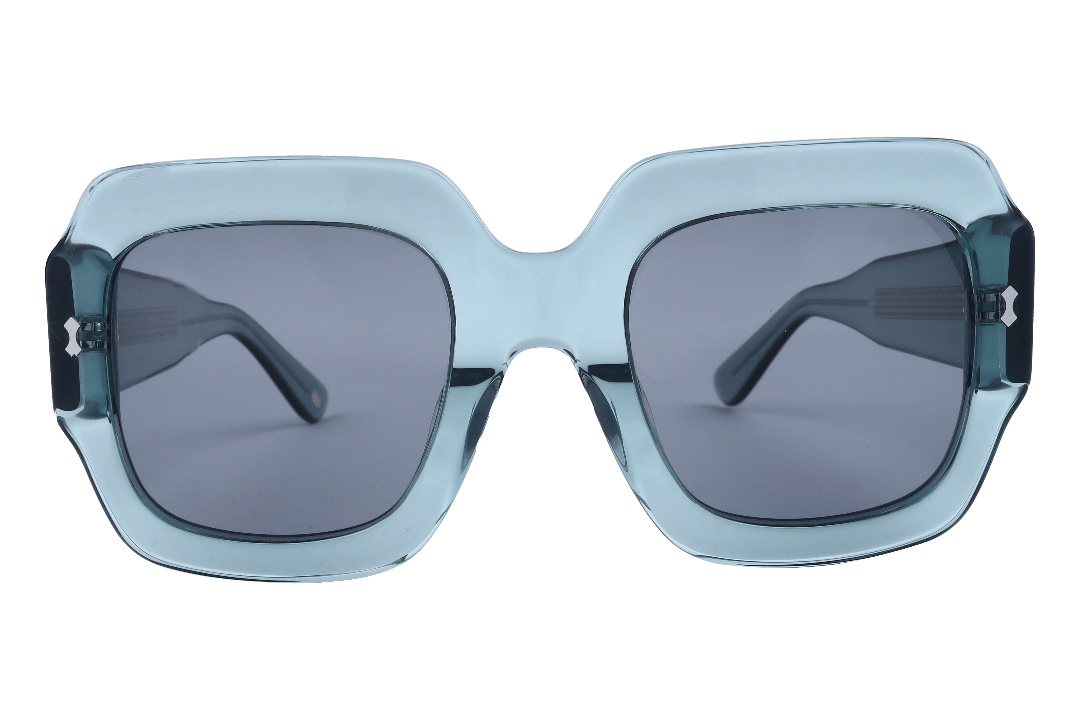 Lancebremmer AT8496 Sunglass Transparent Green Female Full S Sunglass — Transparent Green frame — view 2