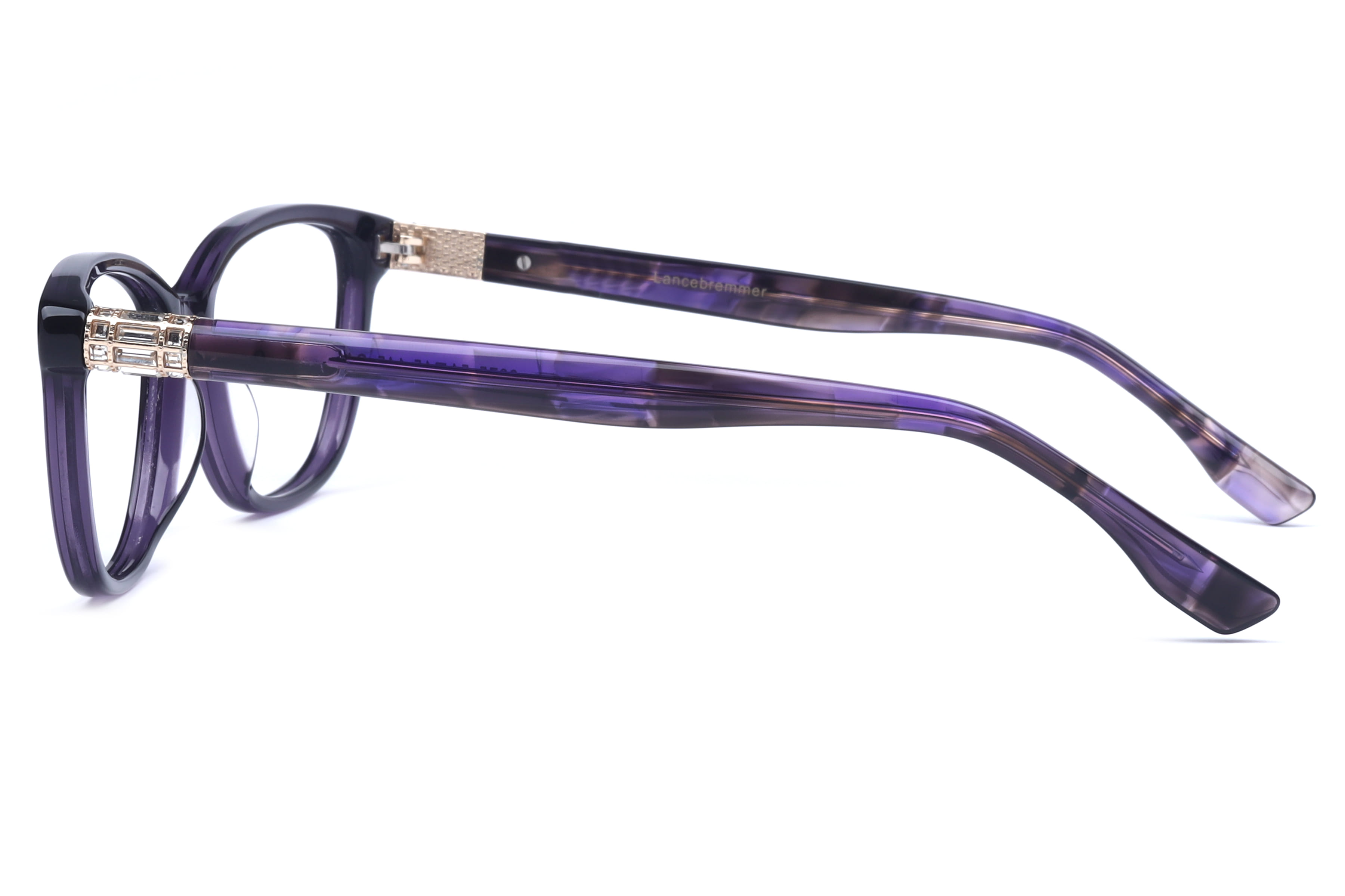 Lancebremmer 8875 Frame Violet Female Full Shell Frame — Violet frame — view 3