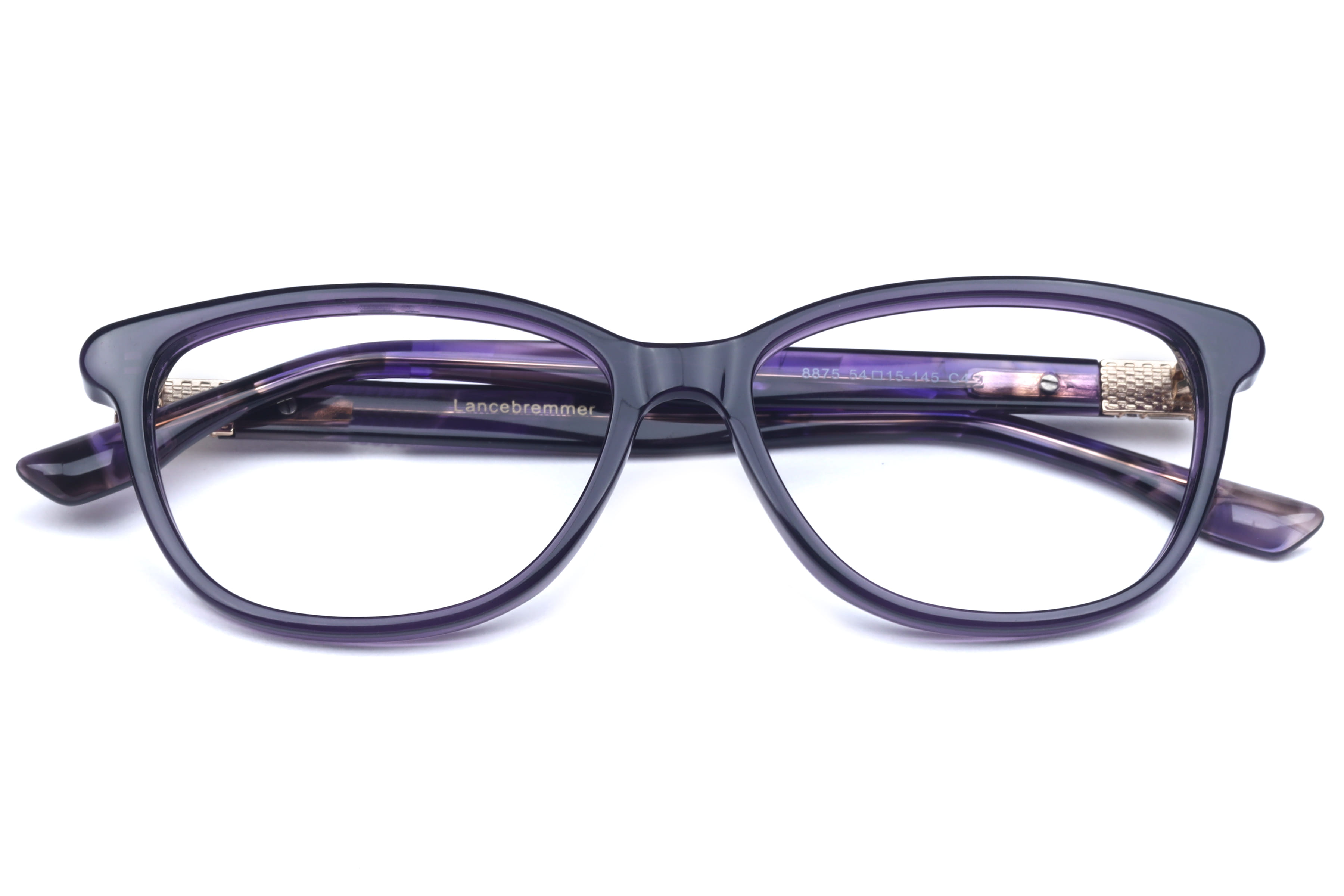 Lancebremmer 8875 Frame Violet Female Full Shell Frame — Violet frame — view 4