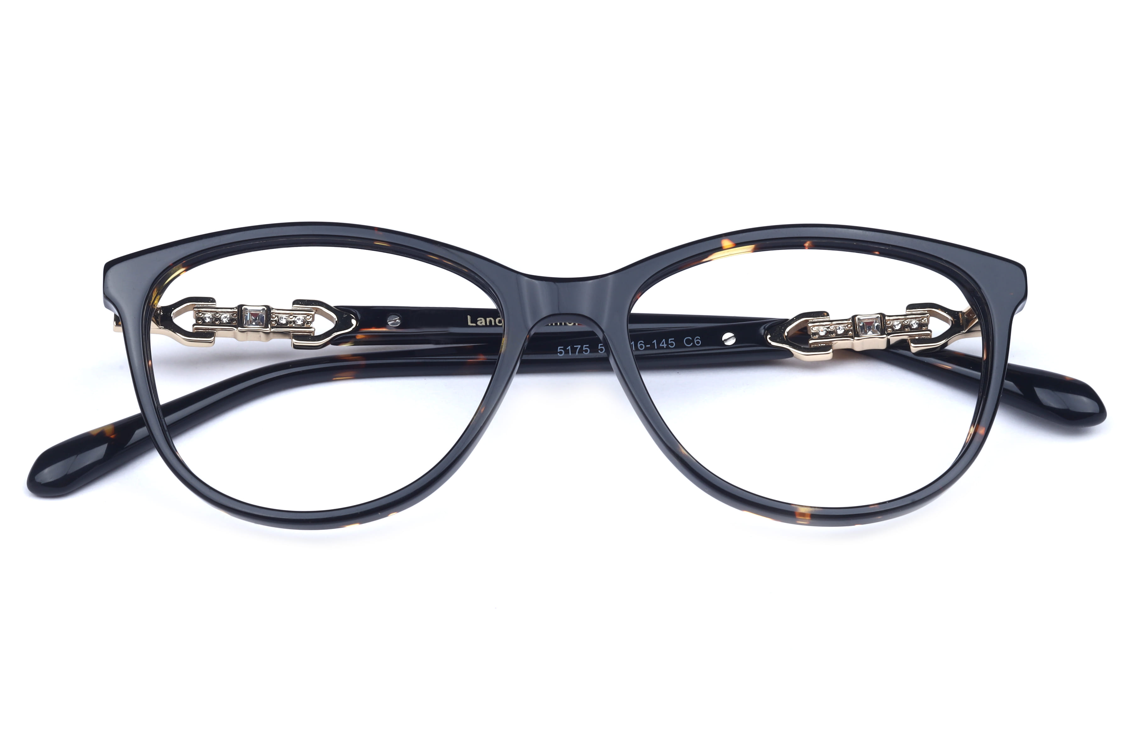 Lancebremmer 5175 Frame Havana Female Full Metal Frame — Havana frame — view 4