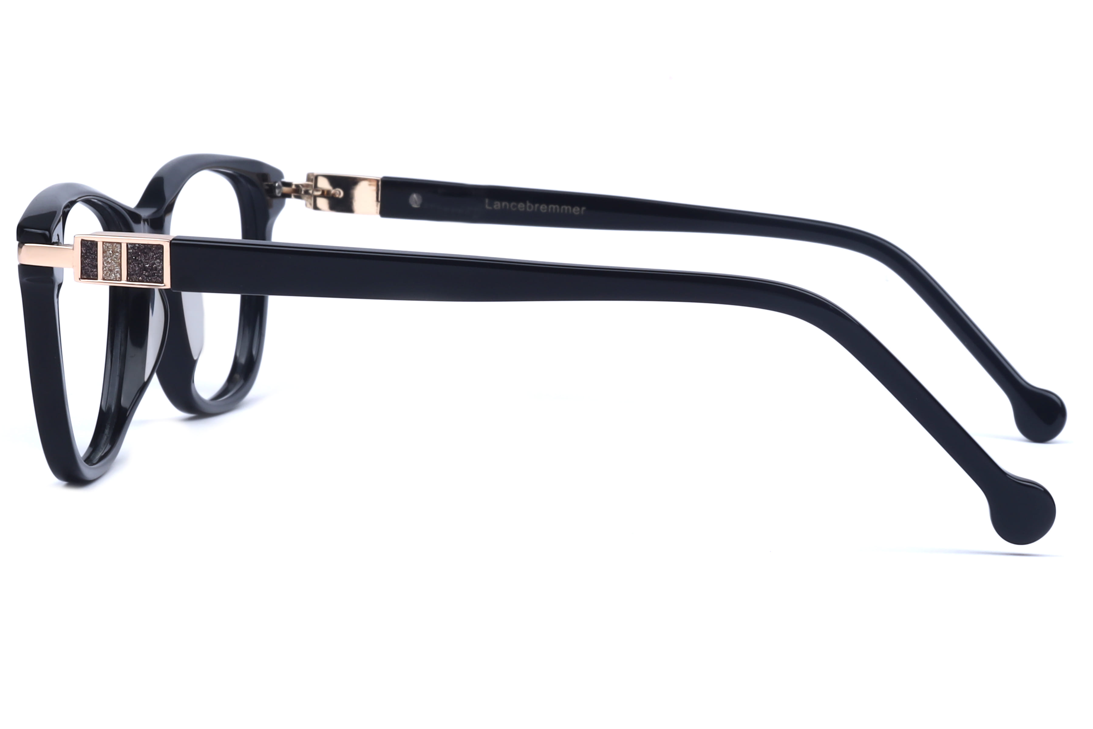 Lancebremmer 0158 Frame Black Female Full Shell Frame — Black frame — view 3