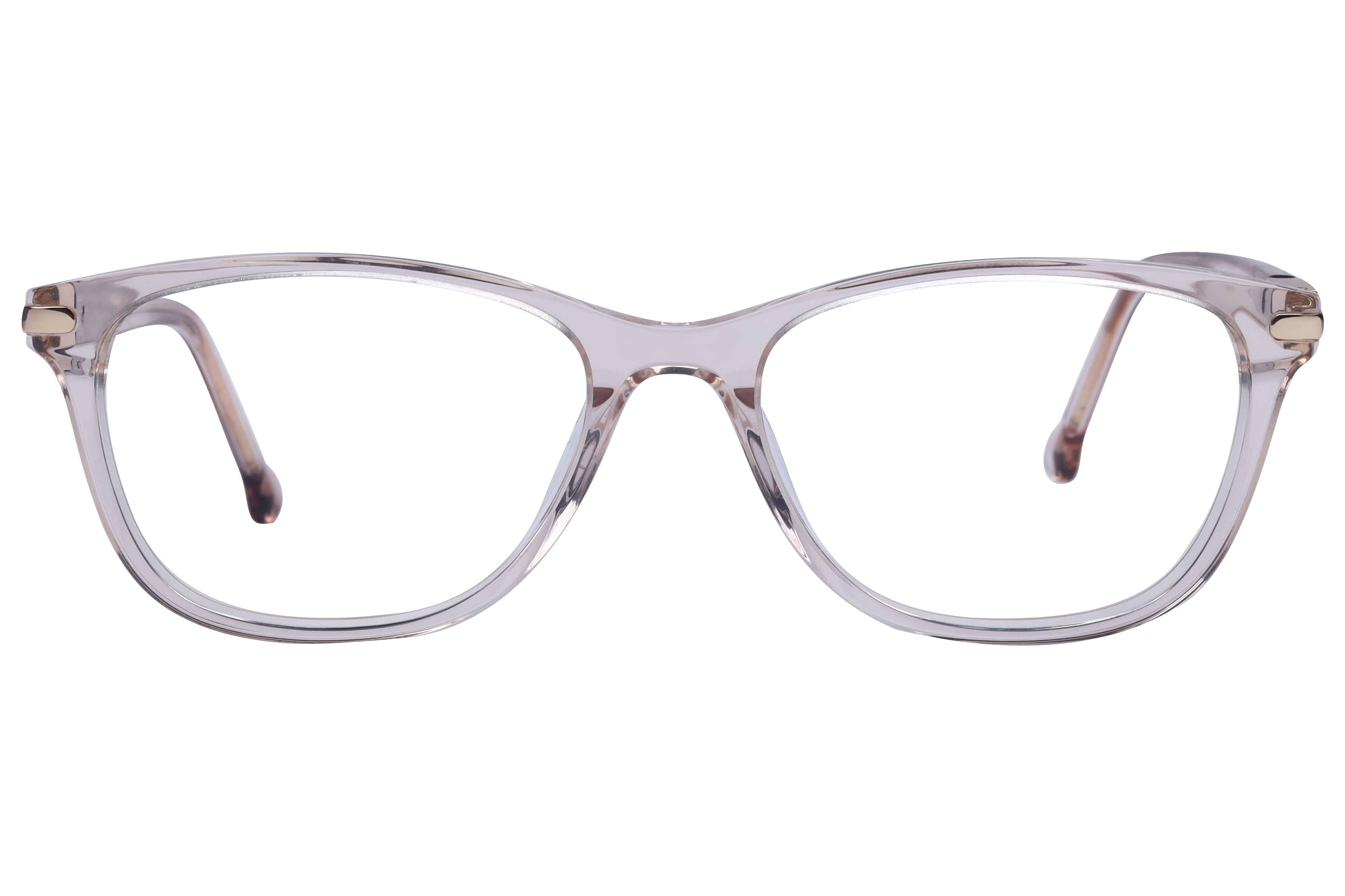 Lancebremmer 0158 Frame Transparent Pink Female Full Shell Frame — Transparent Pink frame — view 2