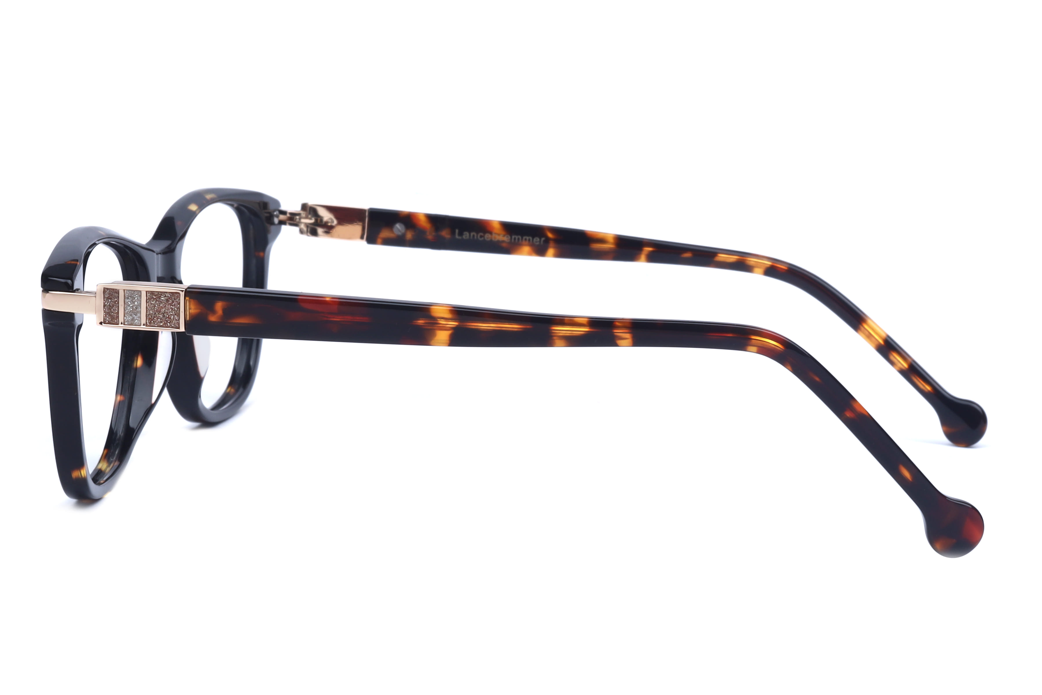 Lancebremmer 0158 Frame Havana Female Full Shell Frame — Havana frame — view 3